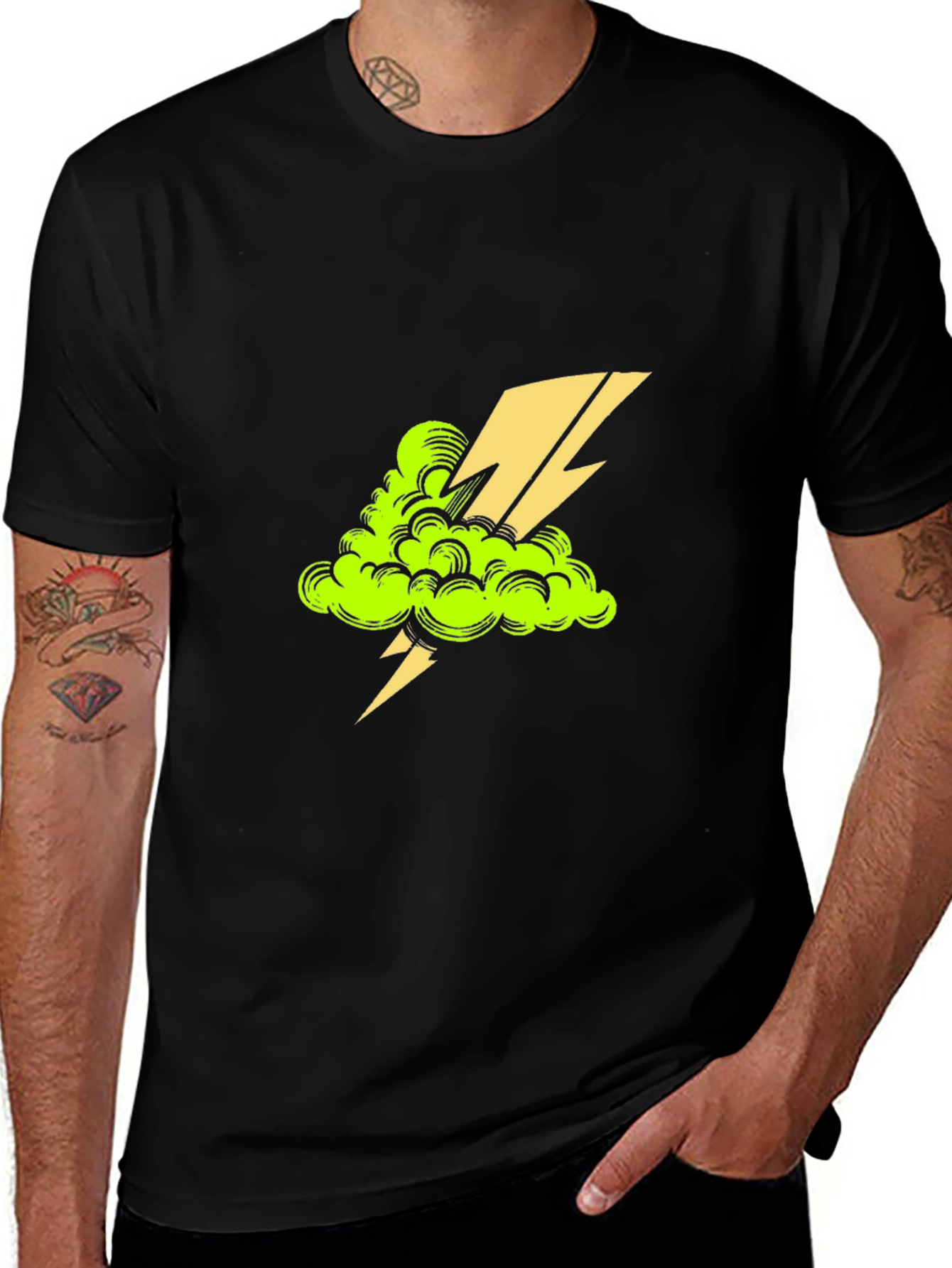 Variant 8 of Electric Cloud Tee - Bold Graphic T-Shirt