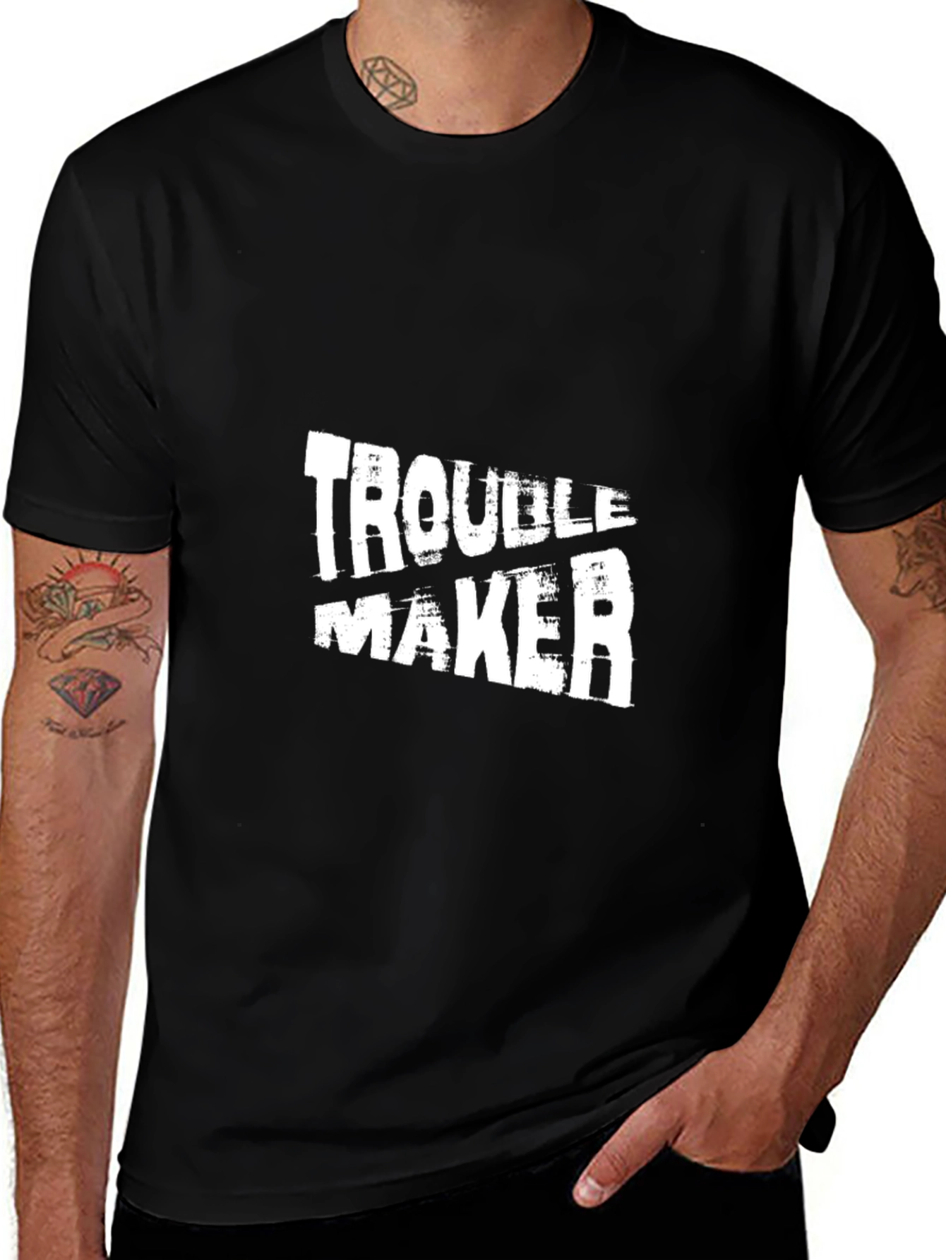 Variant 14 of Troublemaker Graphic T-Shirt - Bold Streetwear