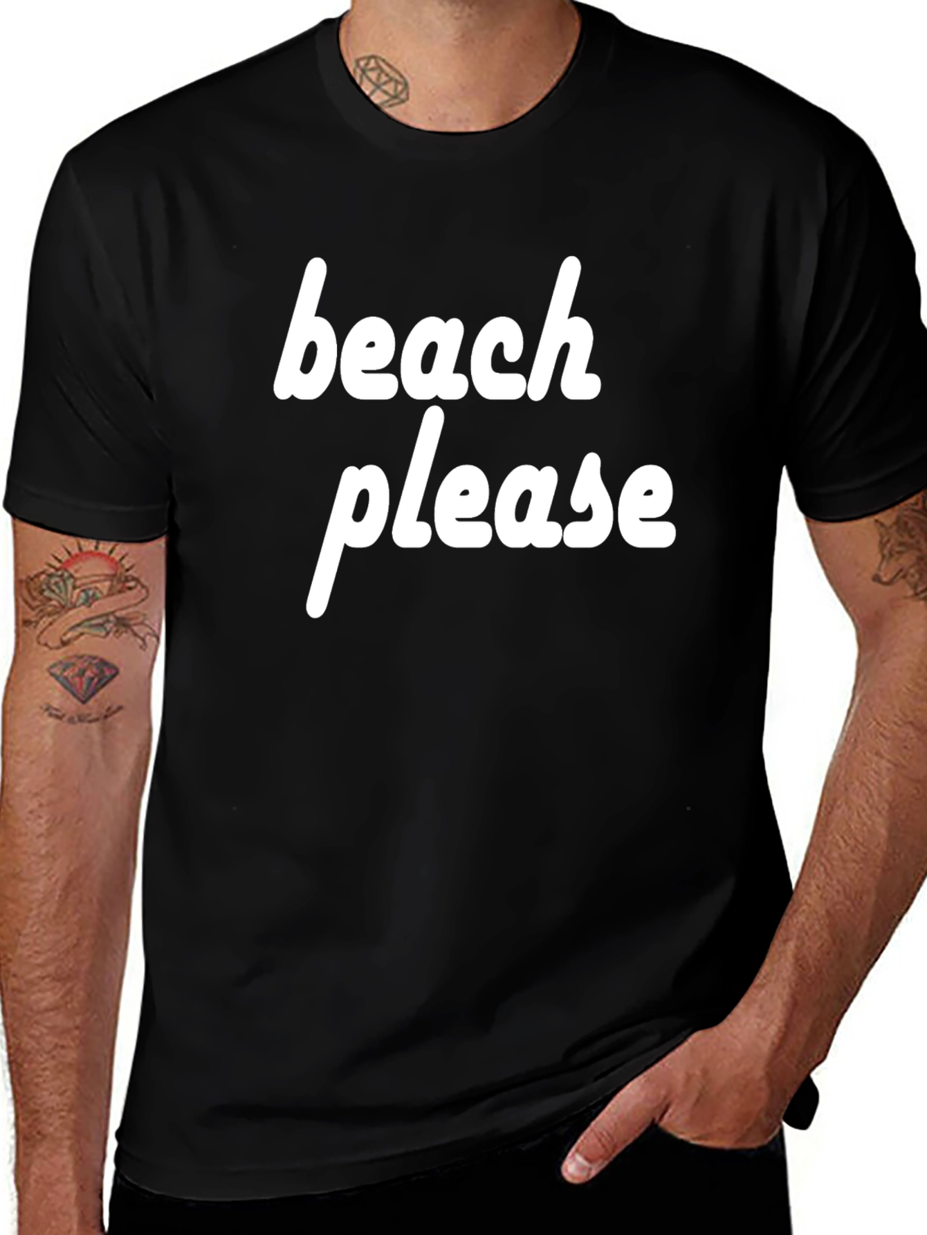 Variant 21 of Beach Please Graphic Tee - Casual Summer T-Shirt
