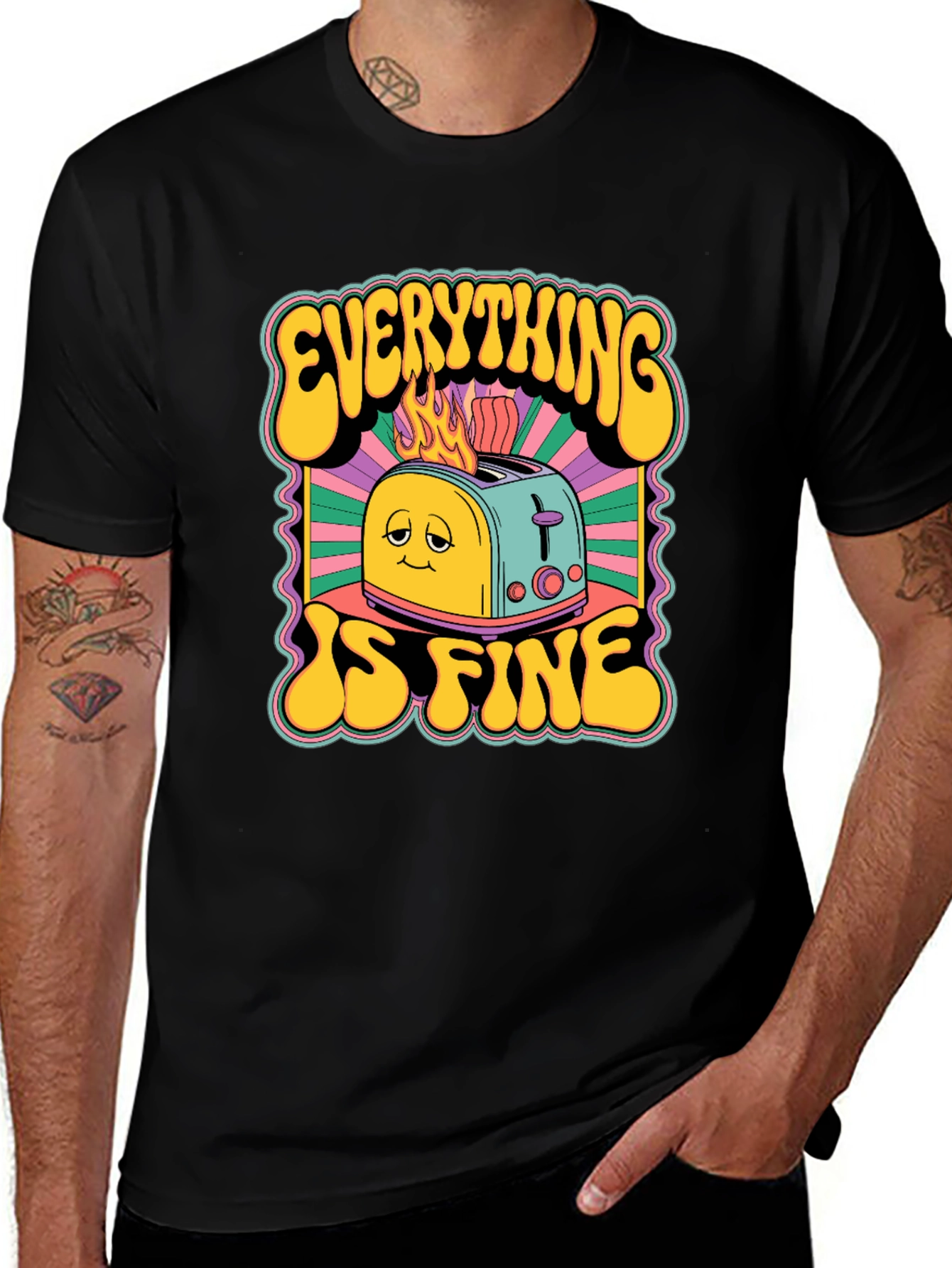 Variant 26 of Everything is Fine T-Shirt