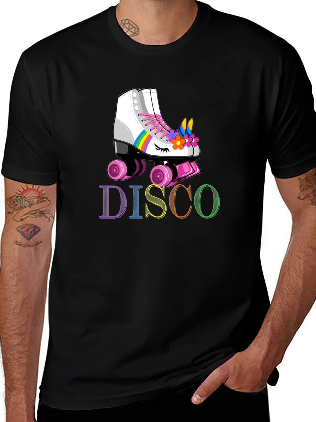 Variant 19 of Disco Roller Skate Graphic Tee
