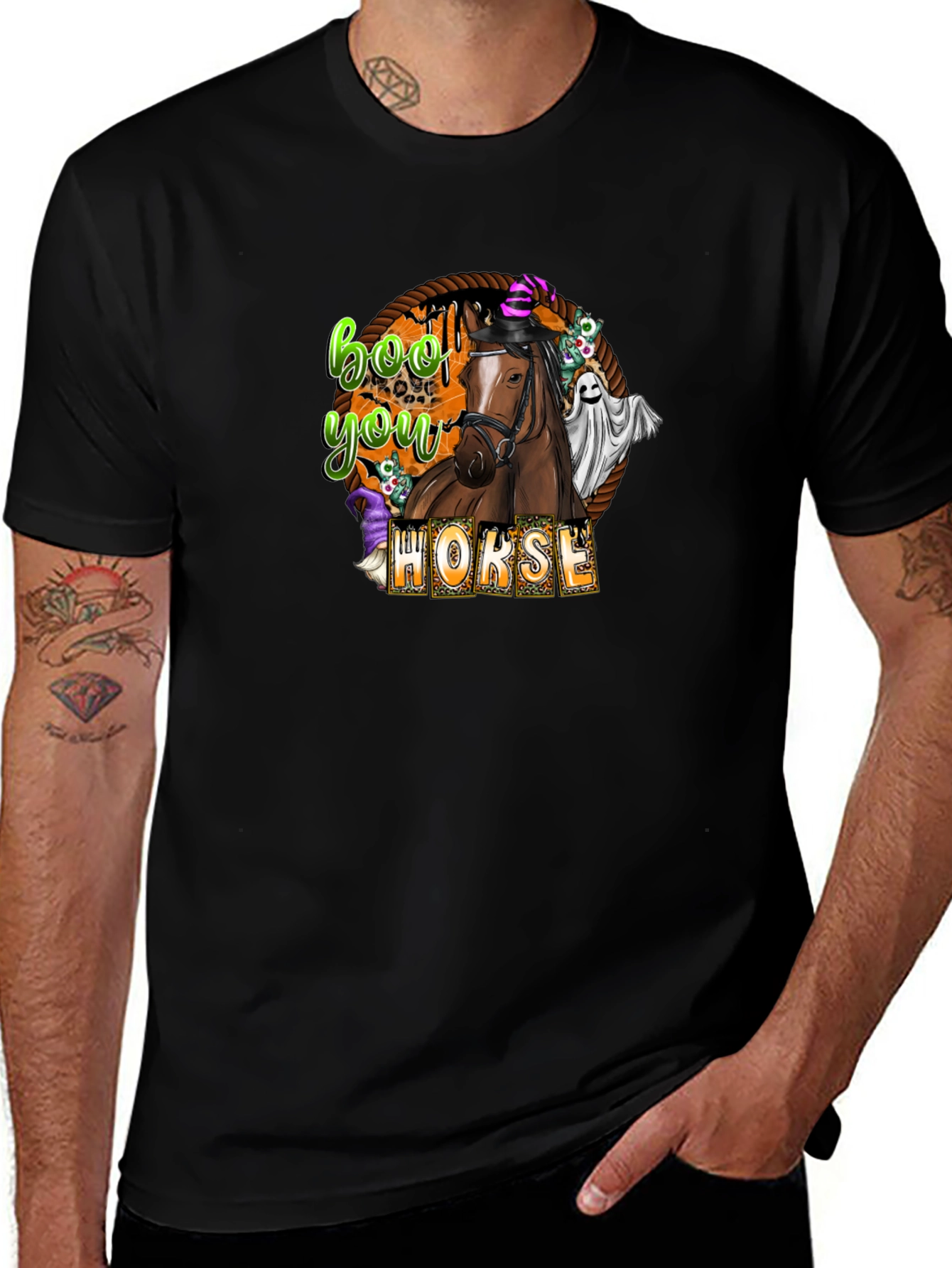 Variant 22 of Boo You Horse Halloween T-Shirt