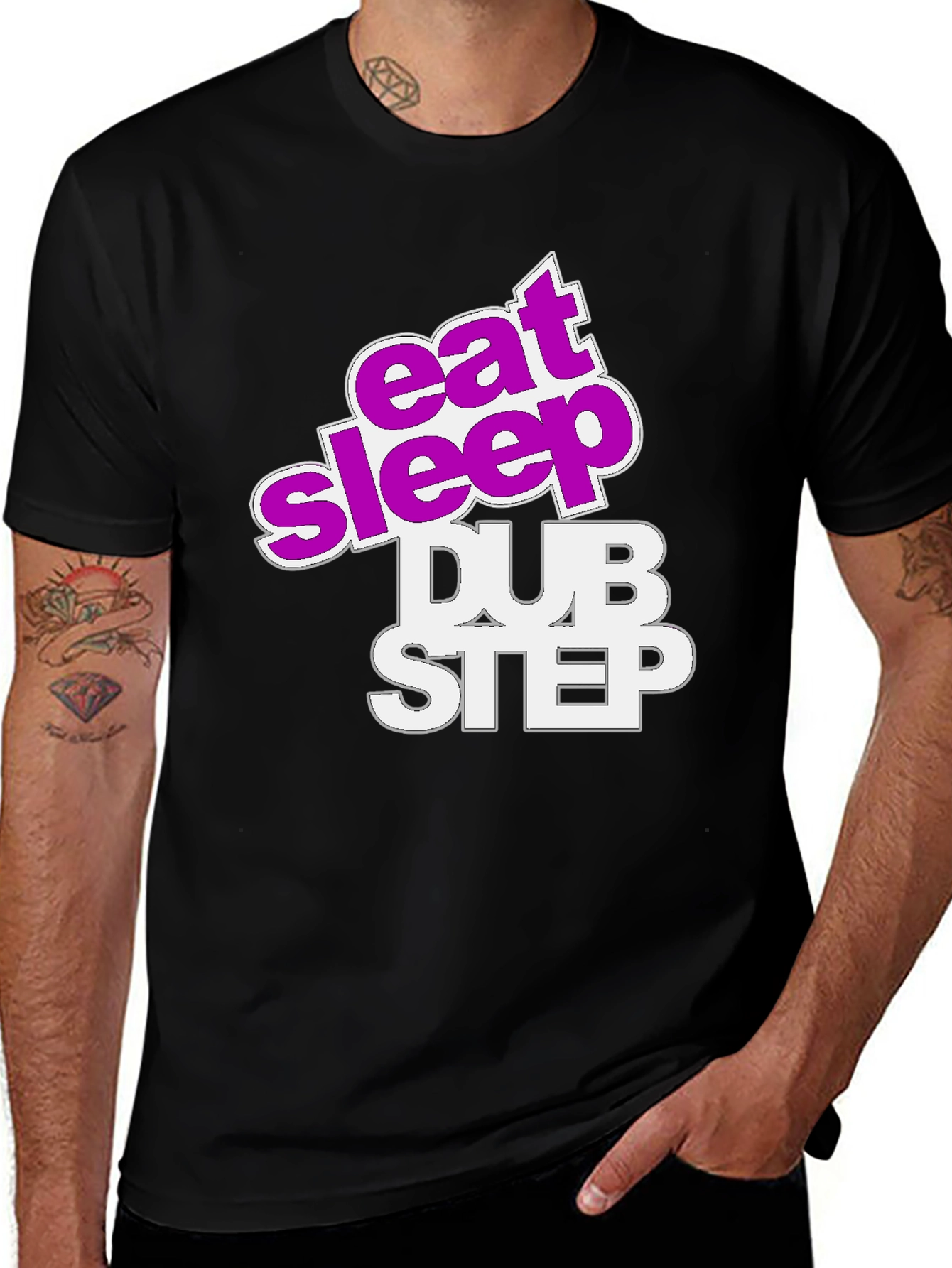 Variant 10 of Eat Sleep Dubstep Graphic Tee