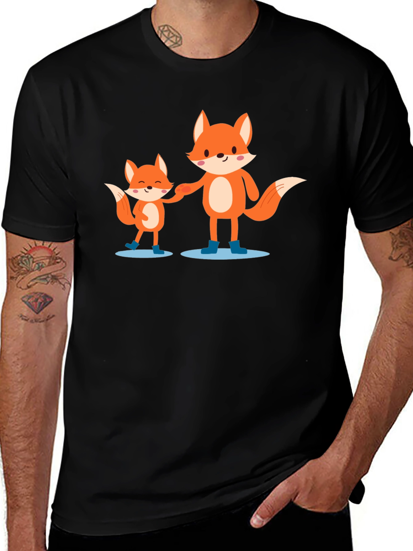 Variant 6 of Daddy & Me Fox T-Shirt - Matching Cute Tee