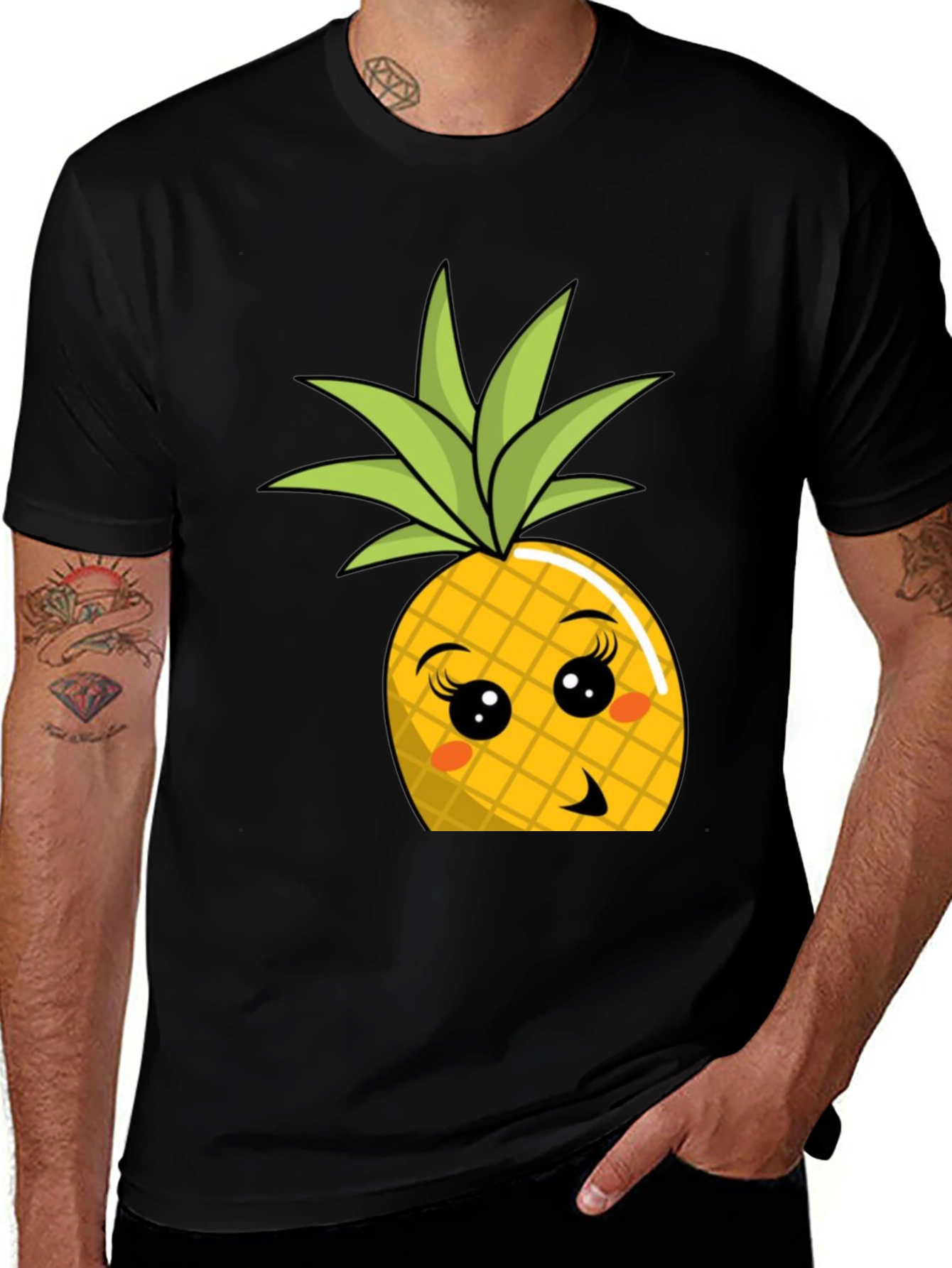 Cute Pineapple Graphic Tee - Trendy Summer Shirt