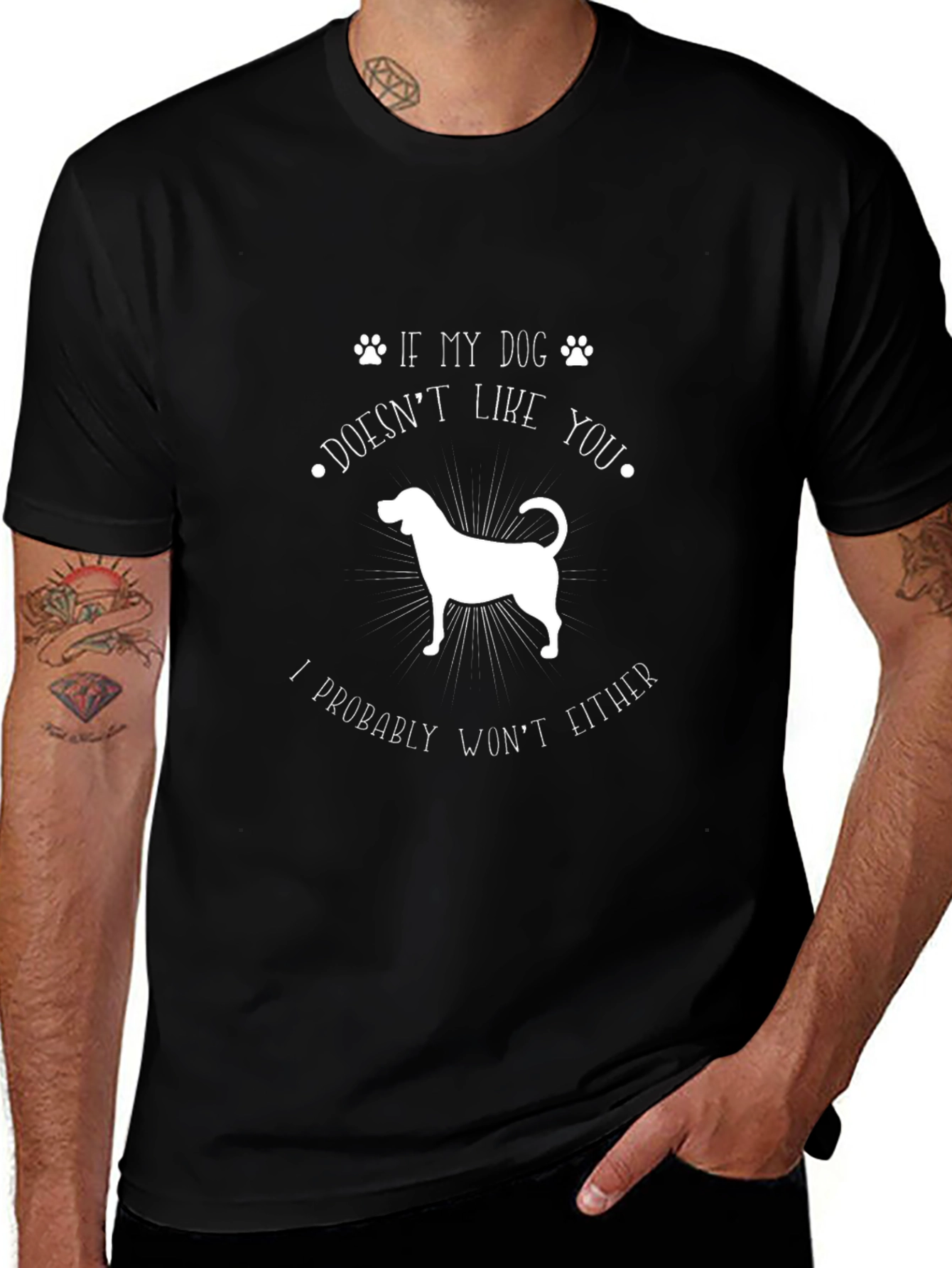 Variant 22 of If My Dog Doesn't Like You Funny T-Shirt