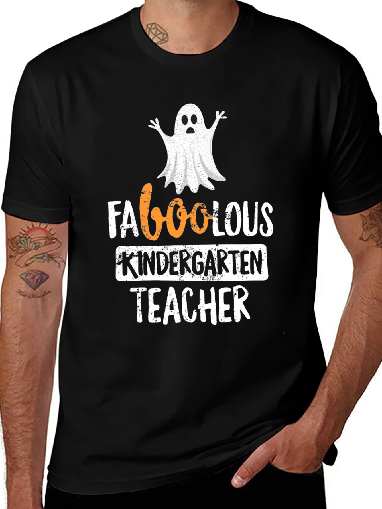 Fabulous Kindergarten Teacher Halloween T-Shirt