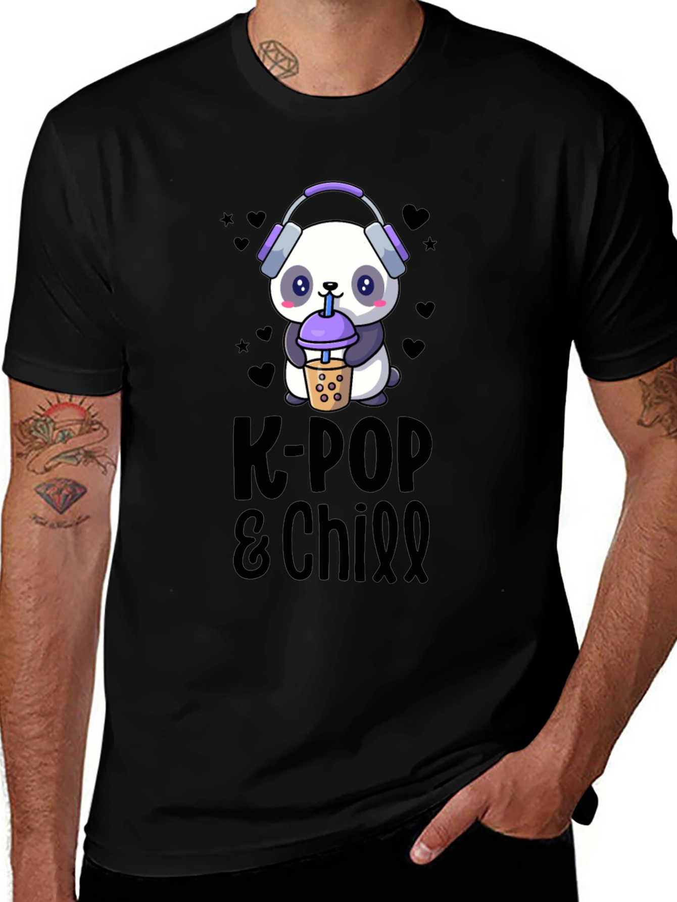 Variant 14 of K-Pop & Chill Panda T-Shirt
