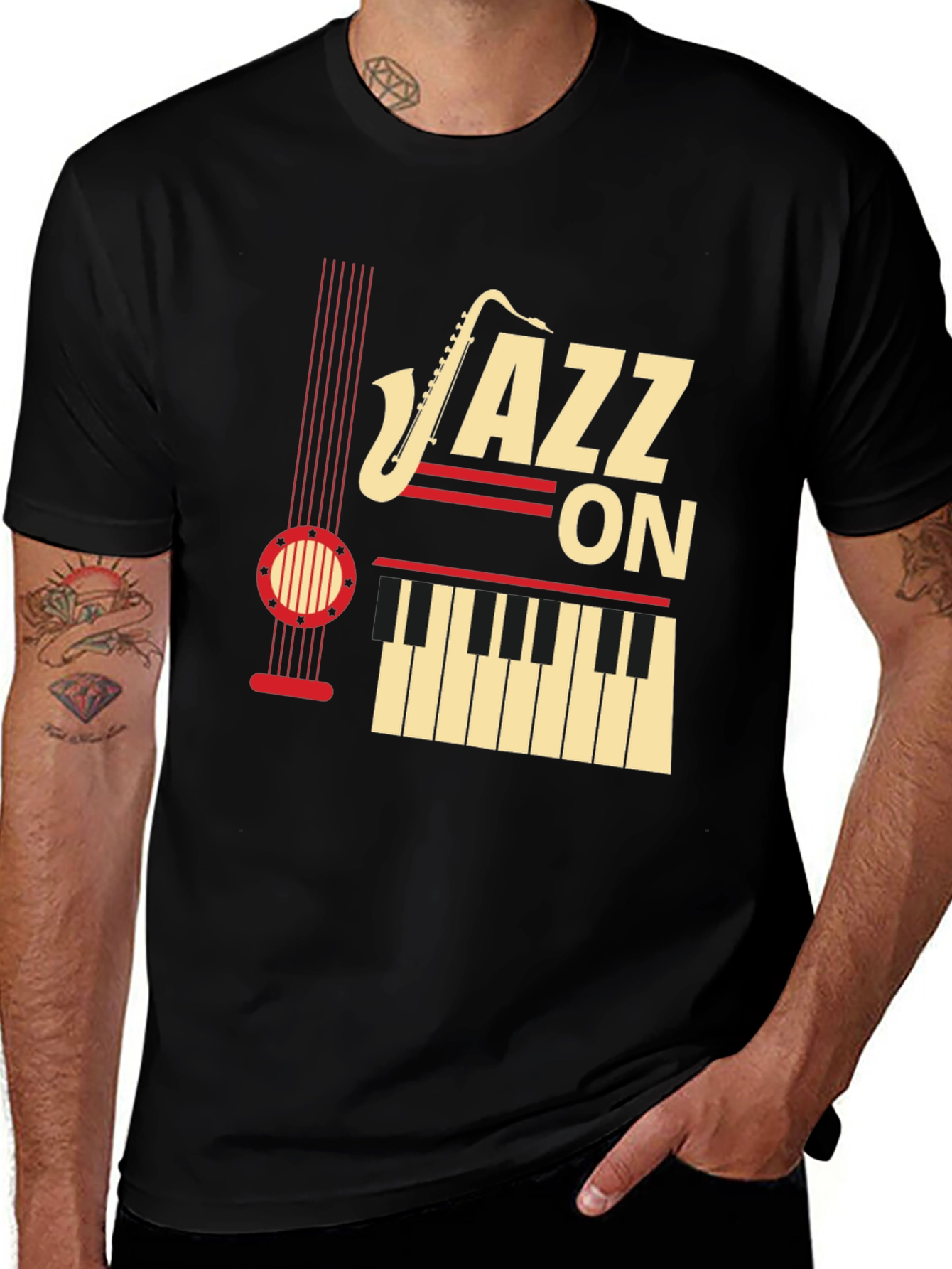 Variant 24 of Jazz On T-Shirt