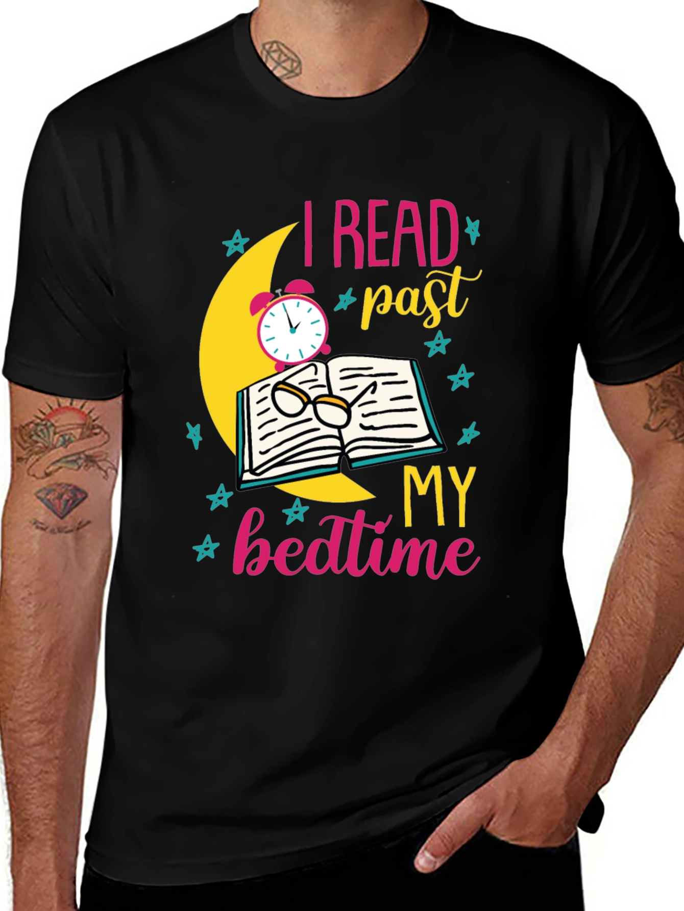 I Read Past My Bedtime Book Lover T-Shirt