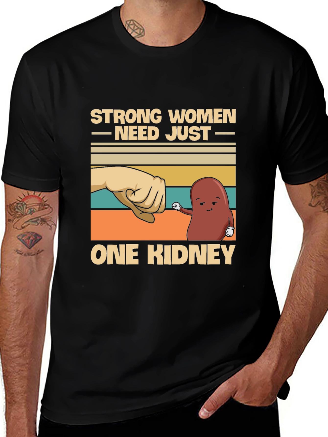 Variant 6 of Strong Women One Kidney T-Shirt