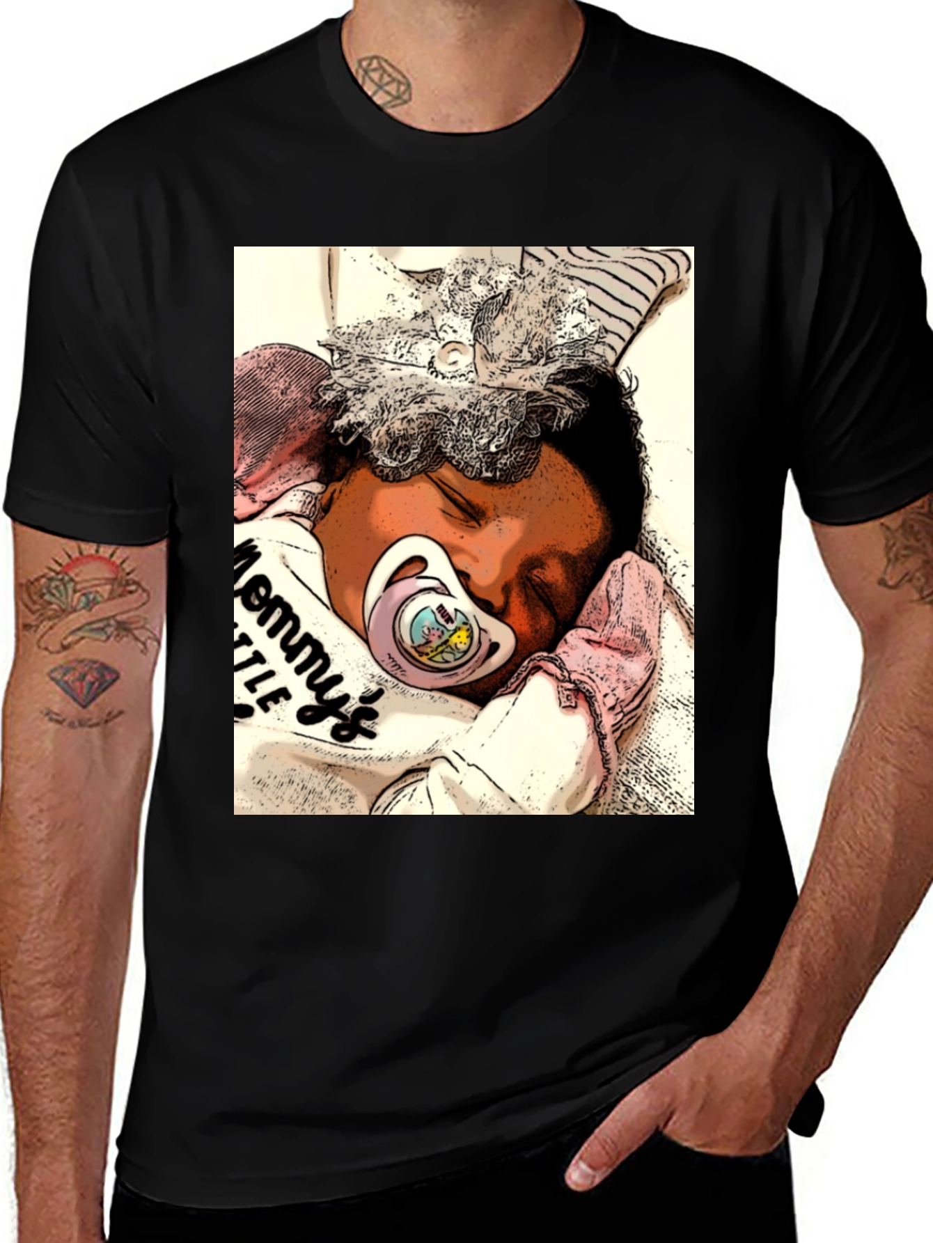 Variant 2 of Cute Baby Graphic Tee - Mommy's Little One