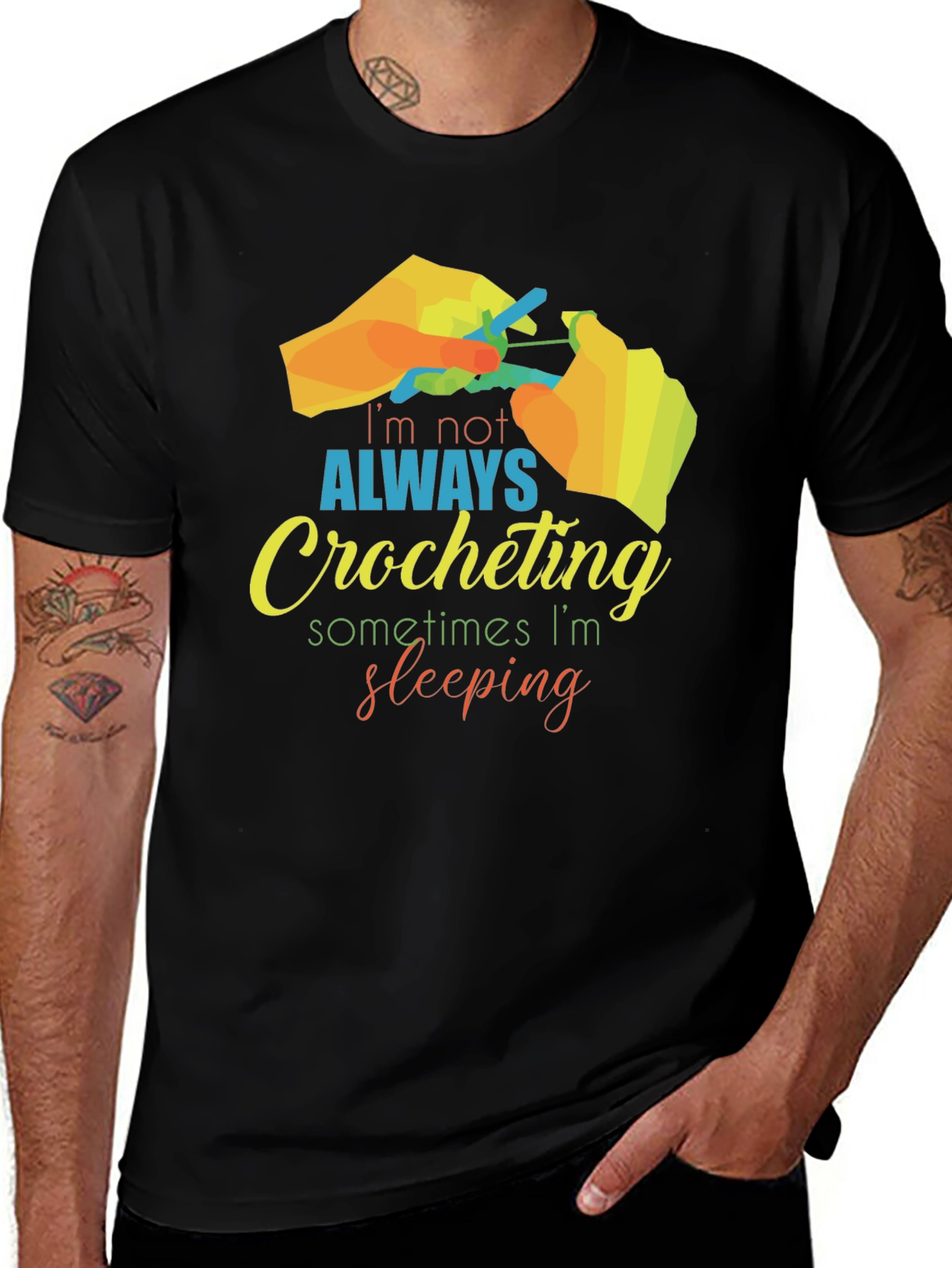 Variant 14 of Crocheting T-Shirt - Funny Hobby Tee