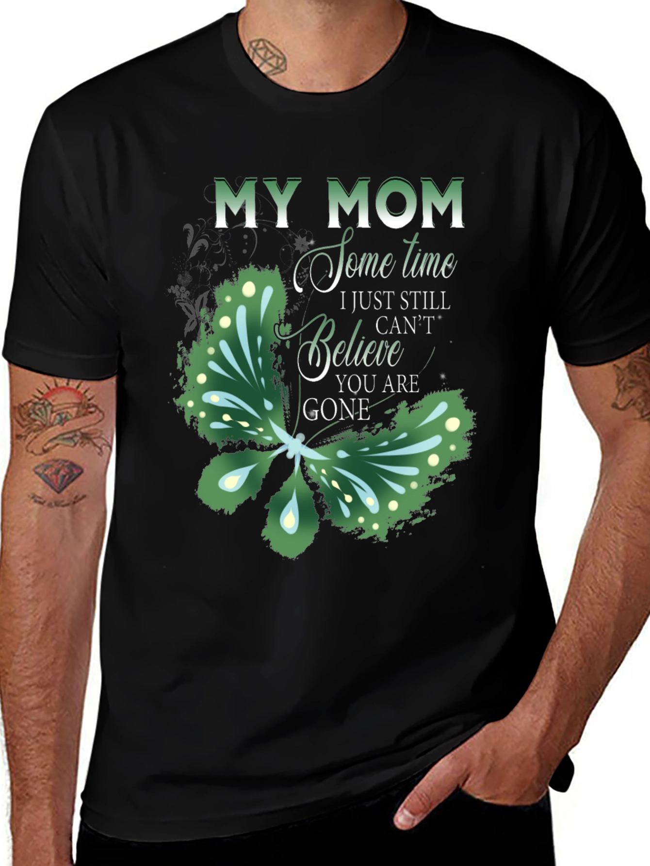 My Mom Memorial T-Shirt Butterfly