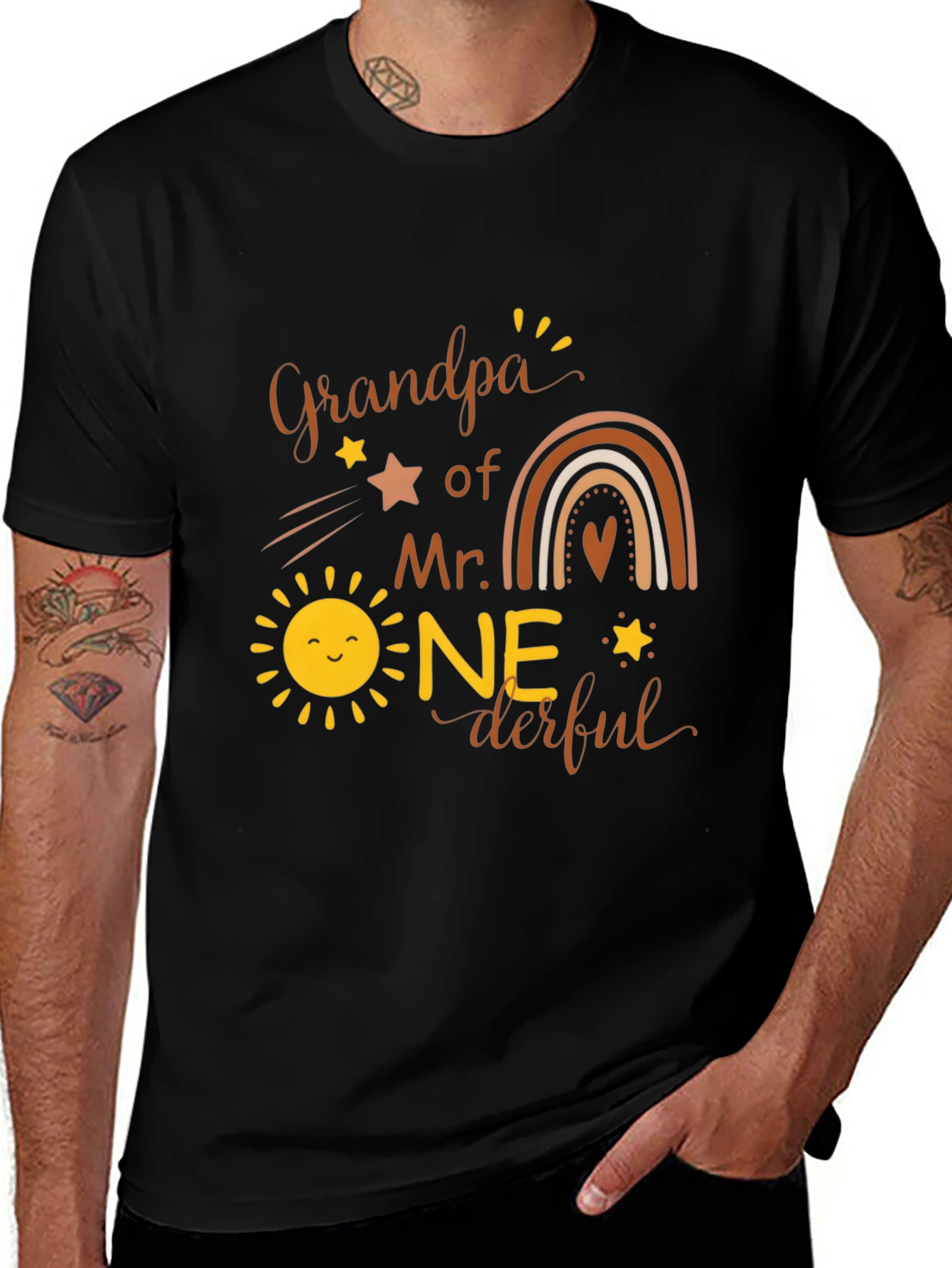 Variant 16 of Grandpa of Mr. ONE-derful T-Shirt