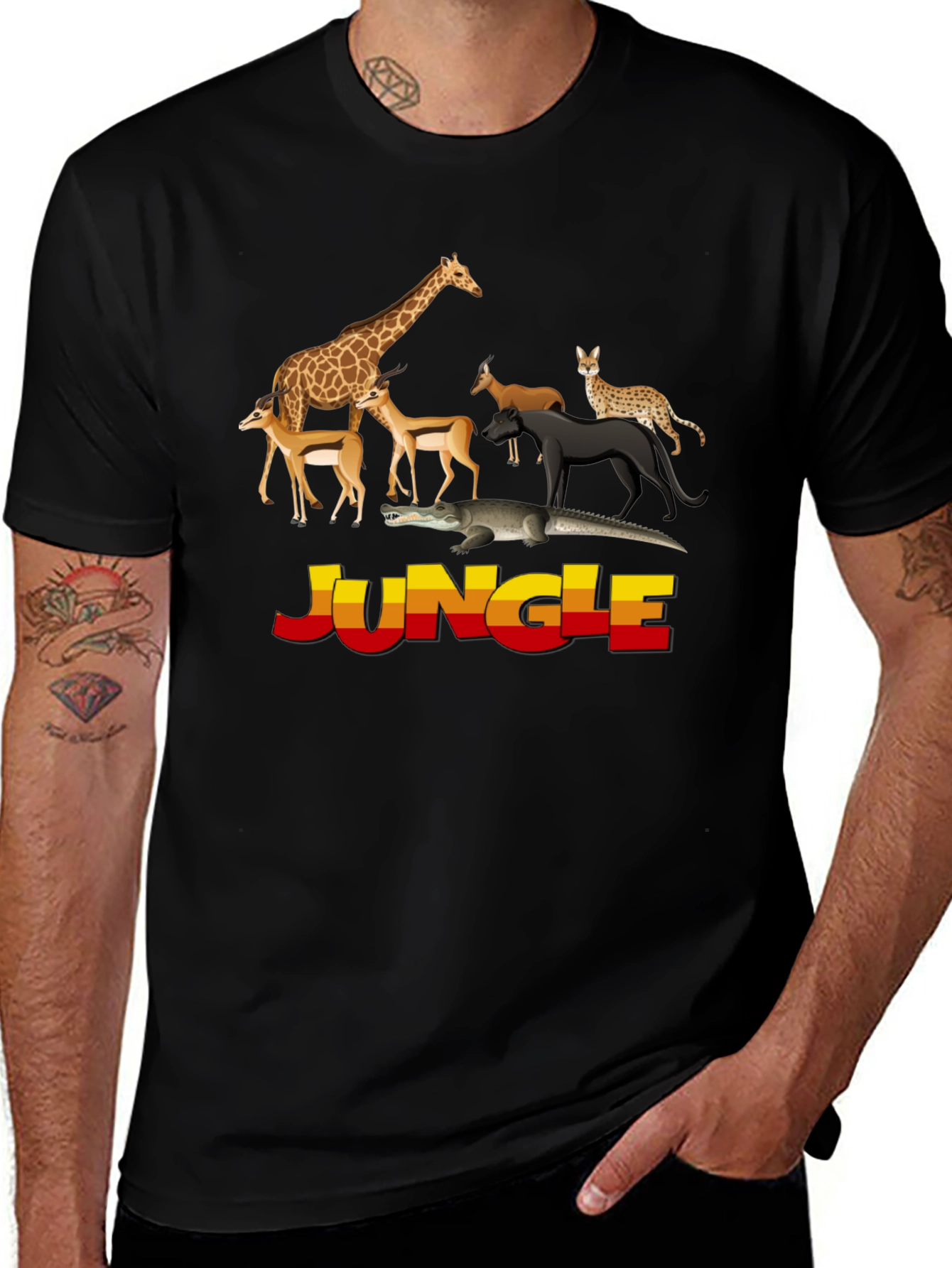 Jungle Animals Graphic Tee