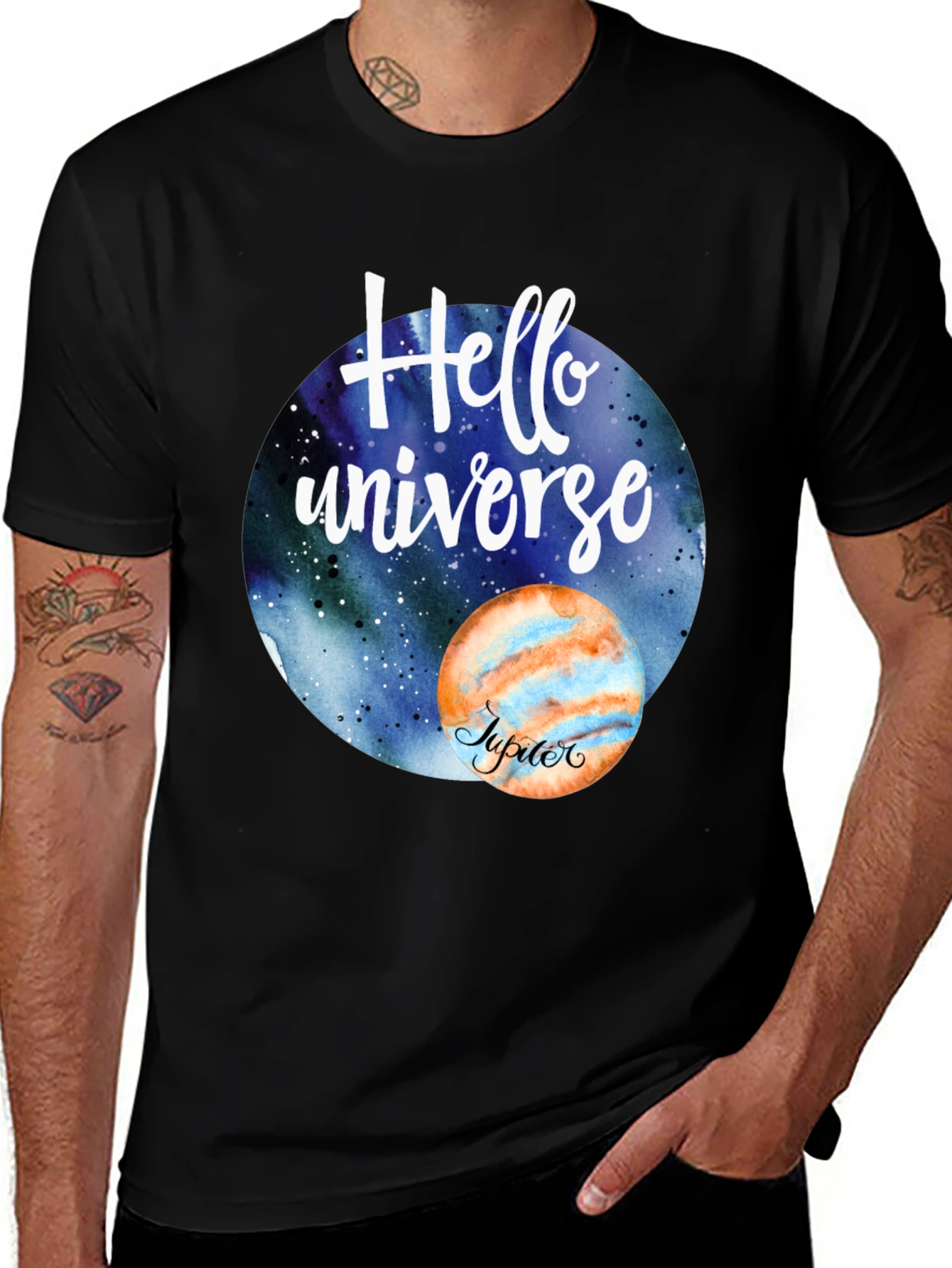 Variant 19 of Hello Universe Jupiter Graphic Tee