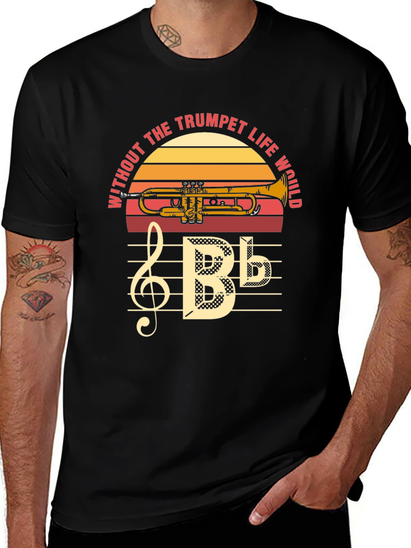 Variant 29 of Trumpet Life T-Shirt: Musician's Apparel
