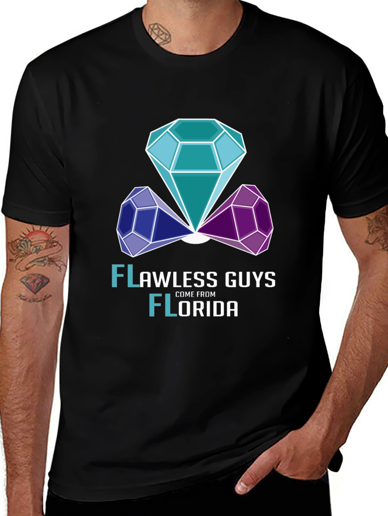 Variant 2 of Flawless Guys Come From Florida Graphic Tee