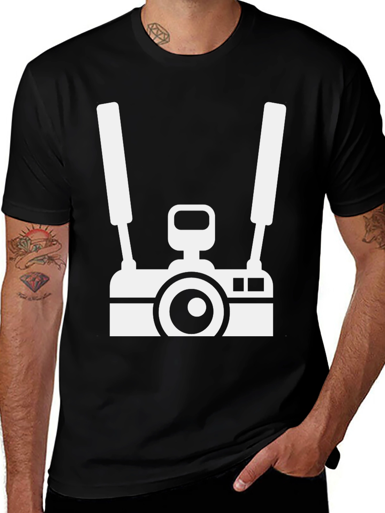 Variant 20 of Retro Camera Graphic Tee - Classic Photography Style
