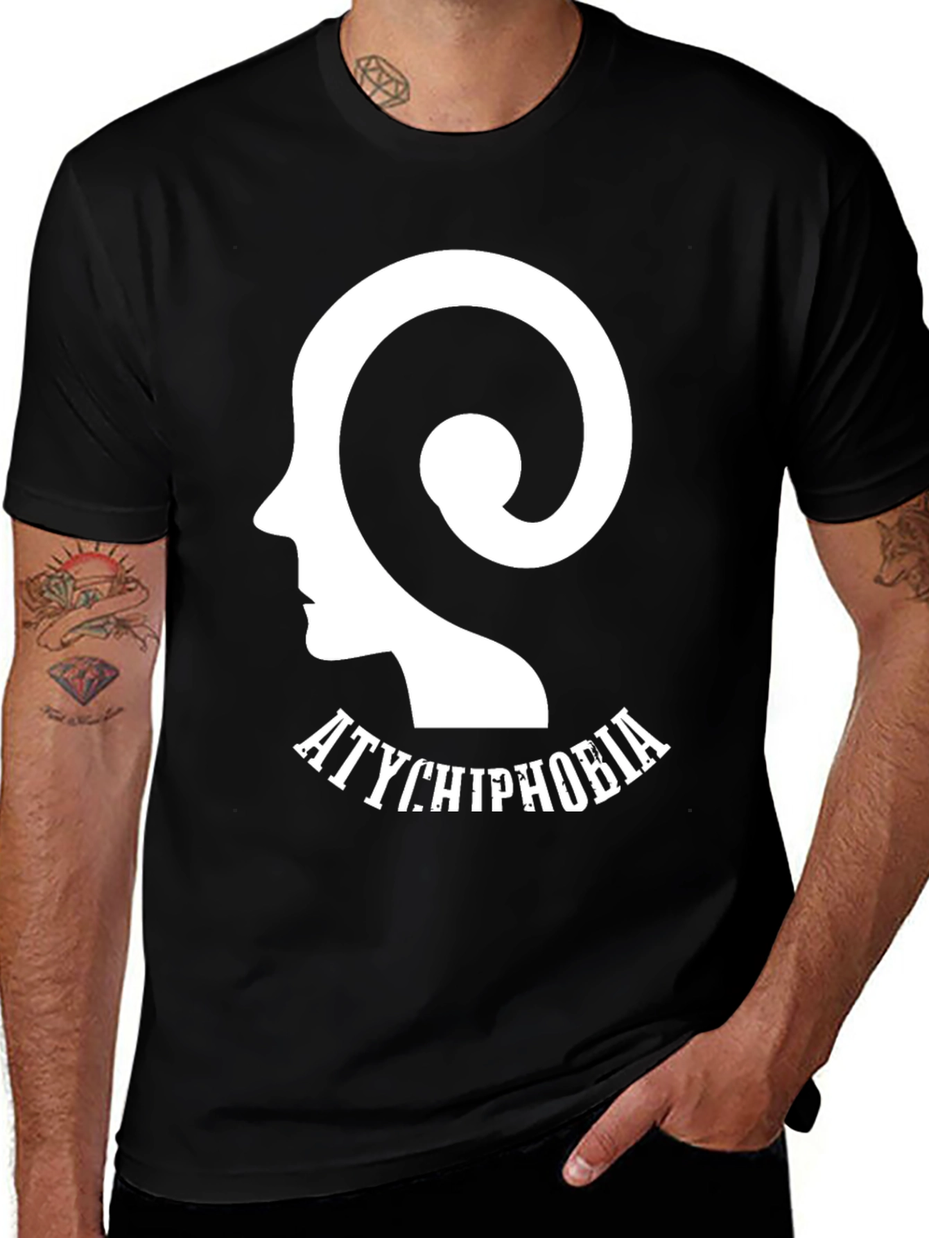 Variant 10 of Atychiphobia Fear of Failure Graphic T-Shirt
