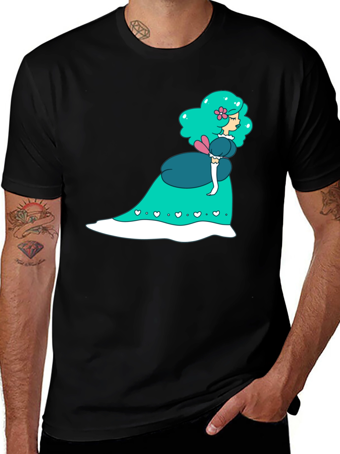 Variant 19 of Cartoon Princess Graphic T-Shirt