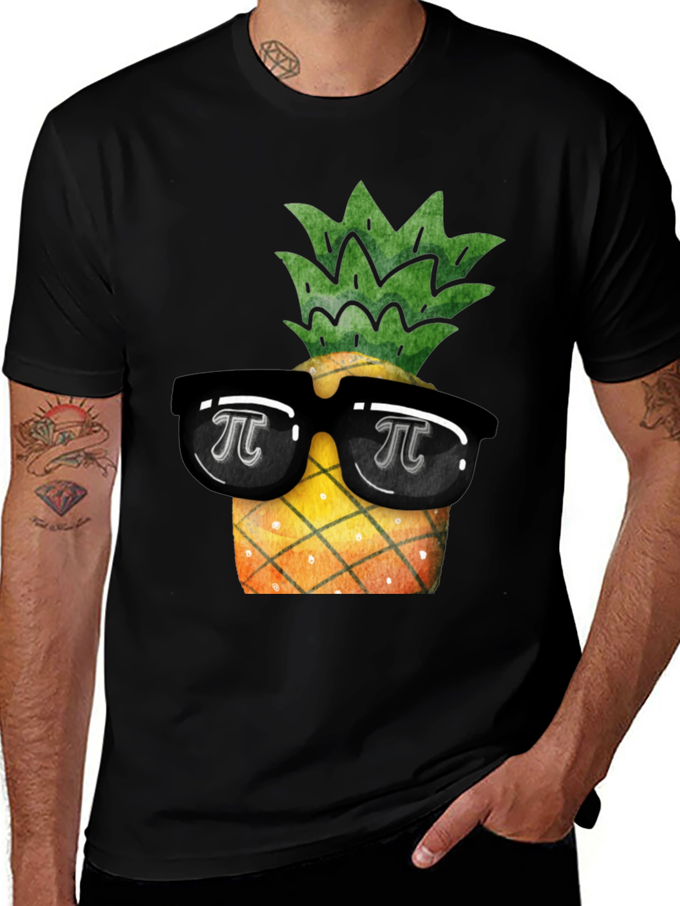 Variant 24 of Cool Pineapple Pi T-Shirt