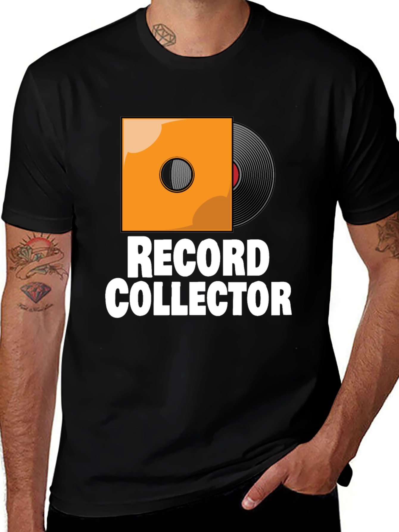 Variant 6 of Record Collector T-Shirt - Vinyl Music Lover Tee