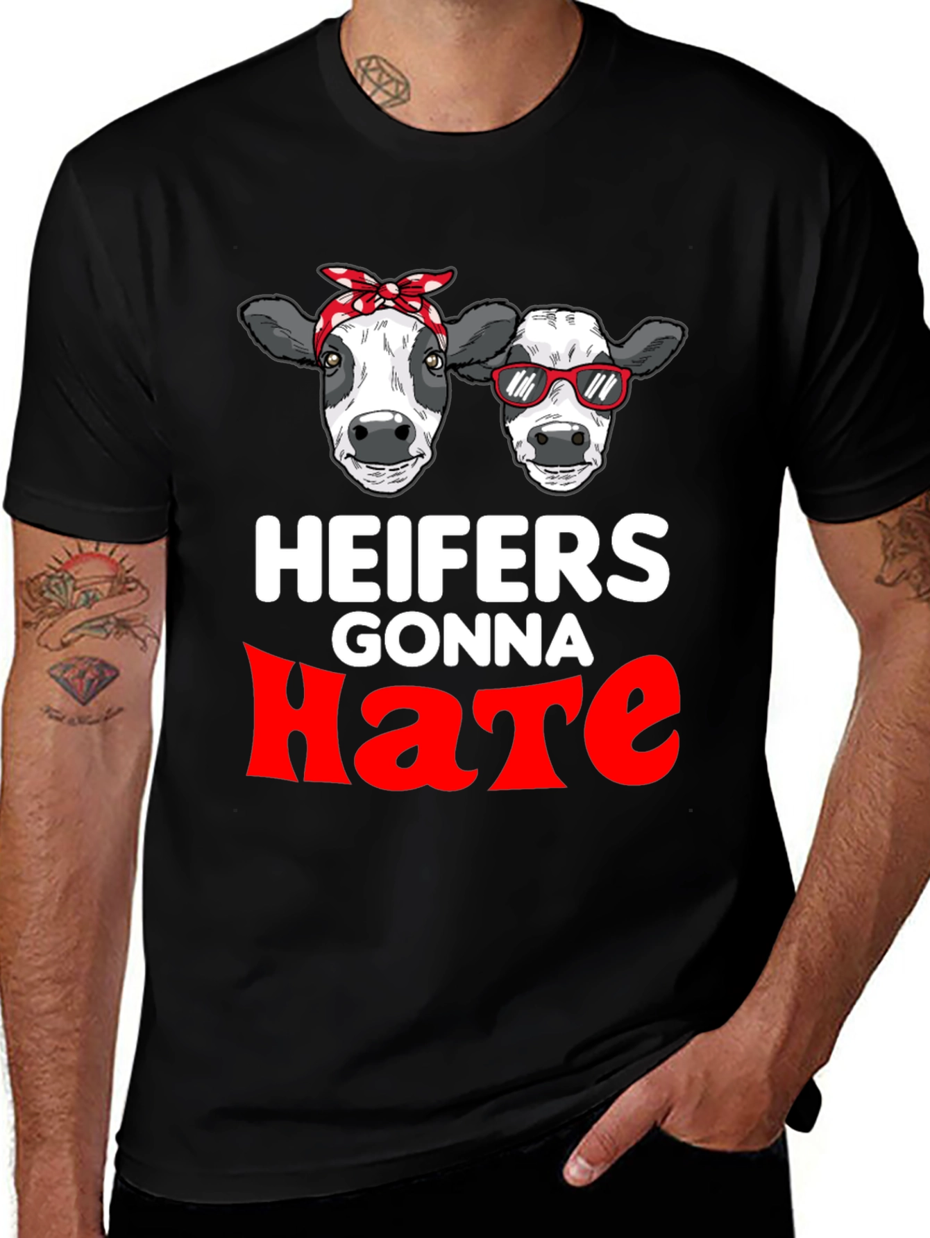 Variant 5 of Heifers Gonna Hate Graphic T-Shirt