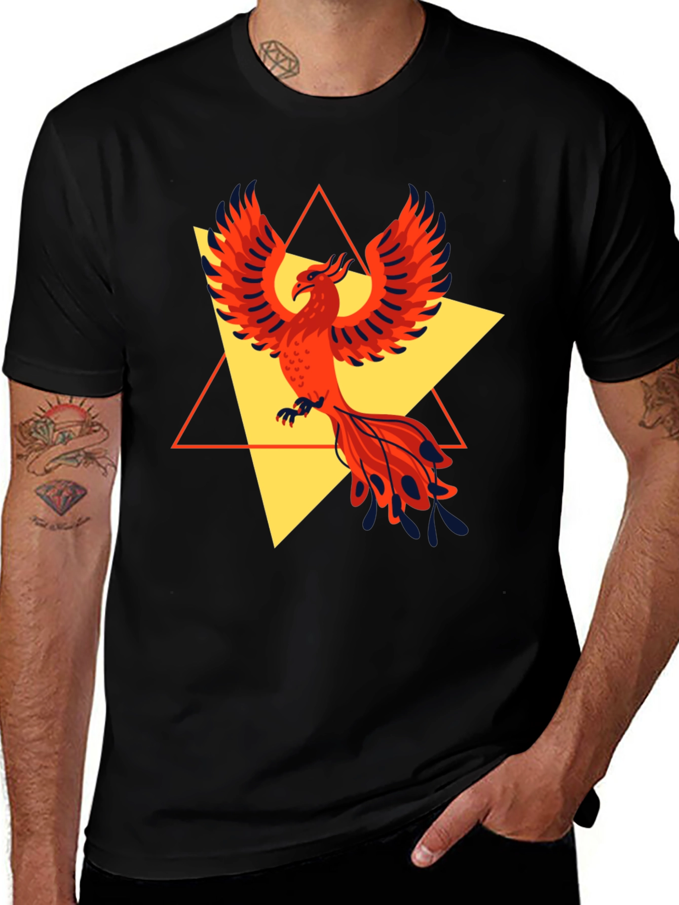 Variant 14 of Phoenix Graphic T-Shirt - Rising Style