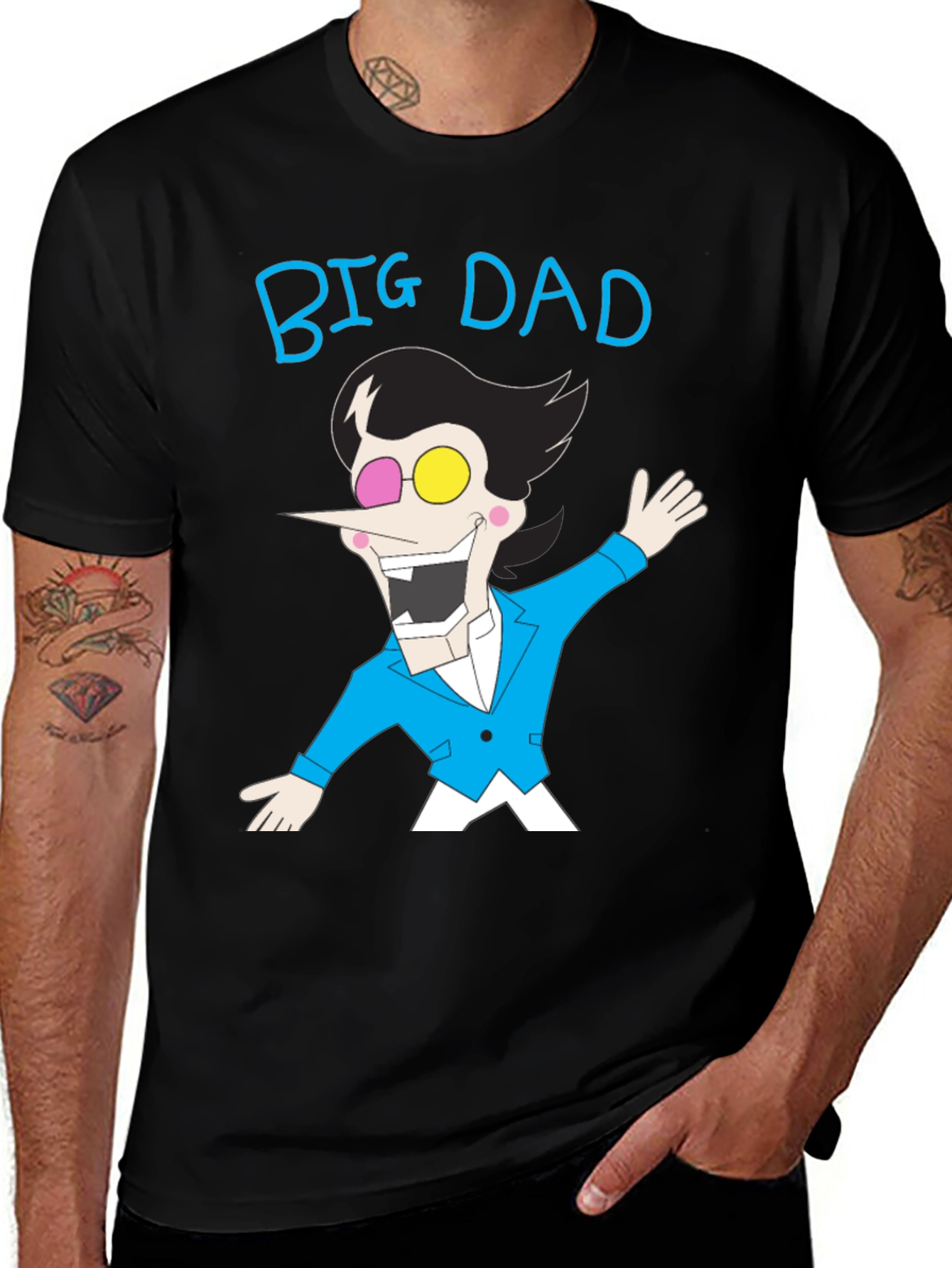 Variant 17 of Big Dad Cartoon T-Shirt