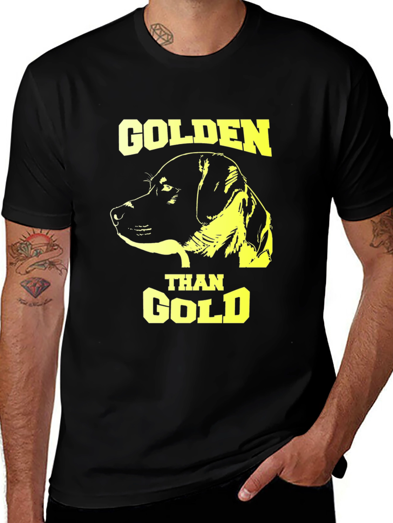 Variant 24 of Golden Than Gold Dog T-Shirt