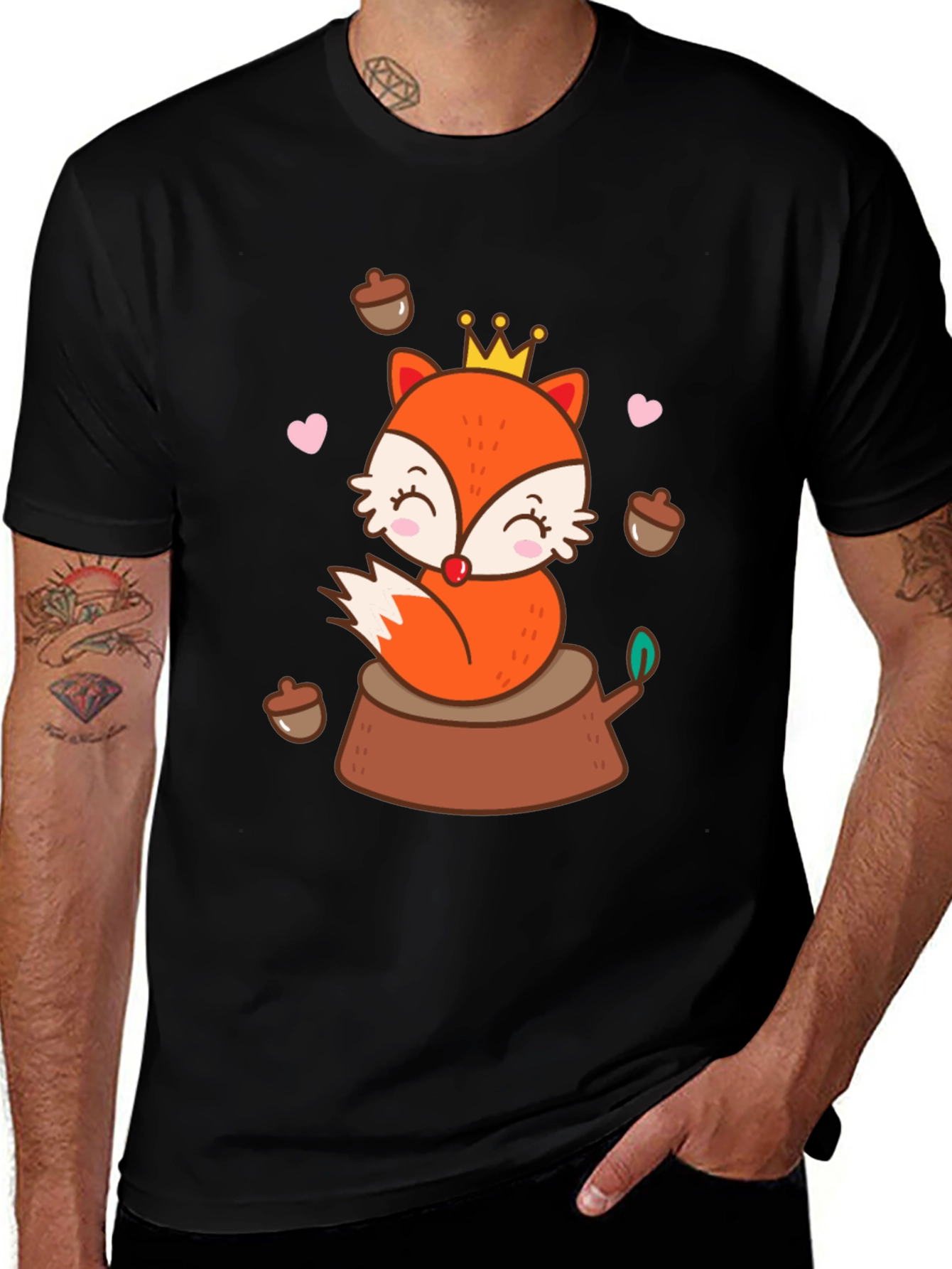 Variant 6 of Cute Cartoon Fox T-Shirt