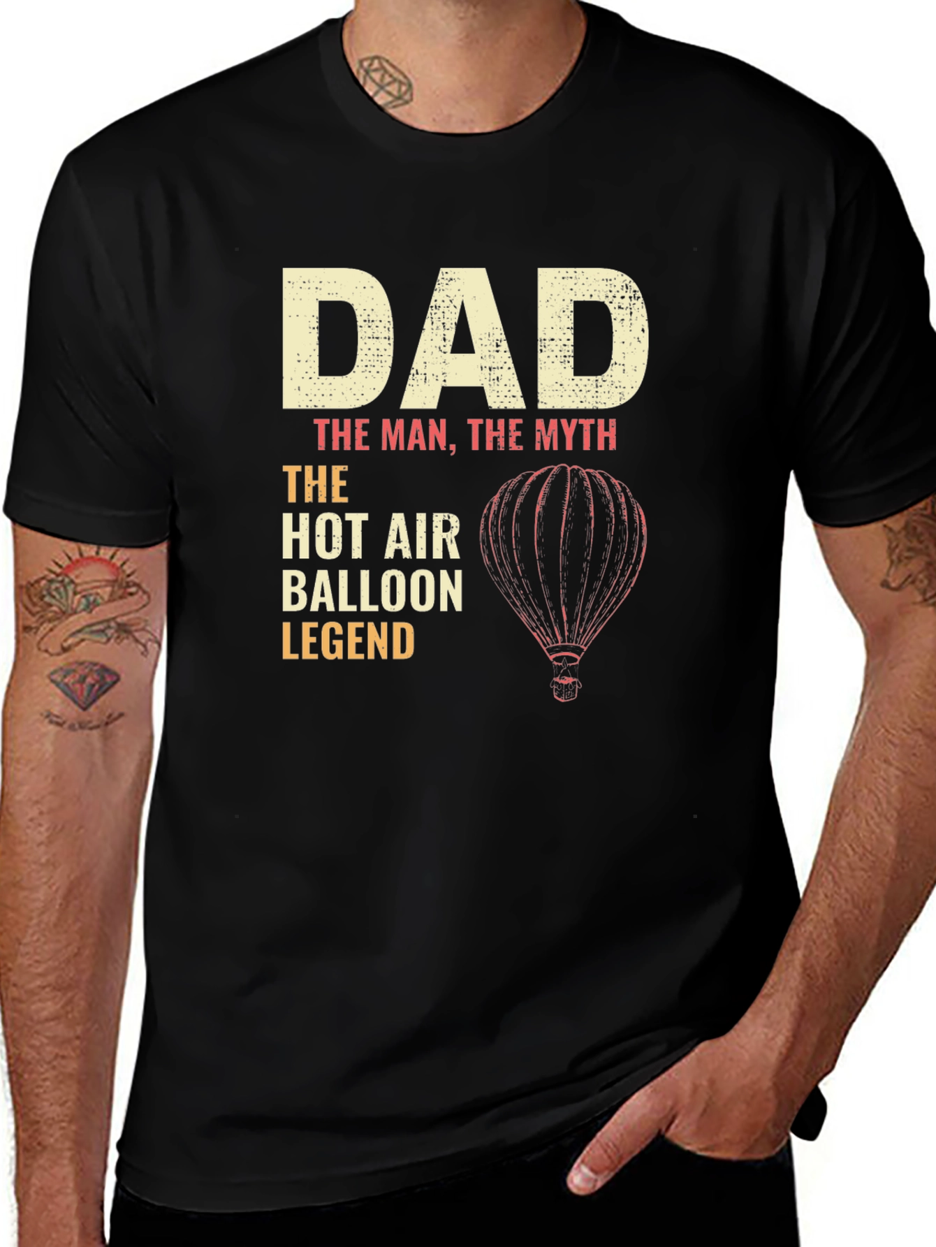 Variant 27 of Dad Hot Air Balloon T-Shirt - Legend Father's Day Gift