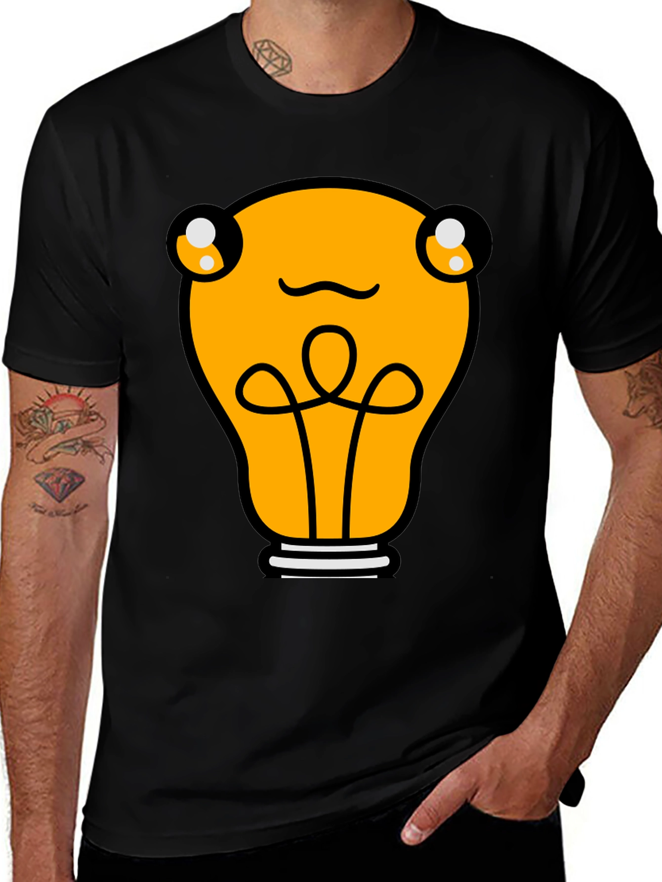 Variant 14 of Kawaii Light Bulb T-Shirt - Cute Idea Tee