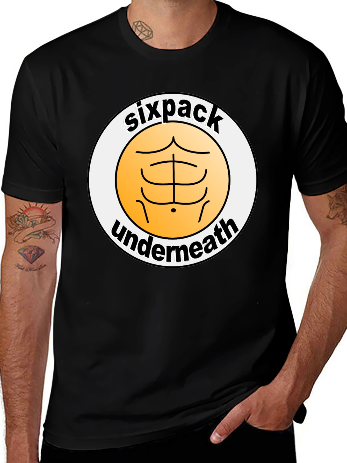 Variant 27 of Sixpack Underneath Graphic T-Shirt
