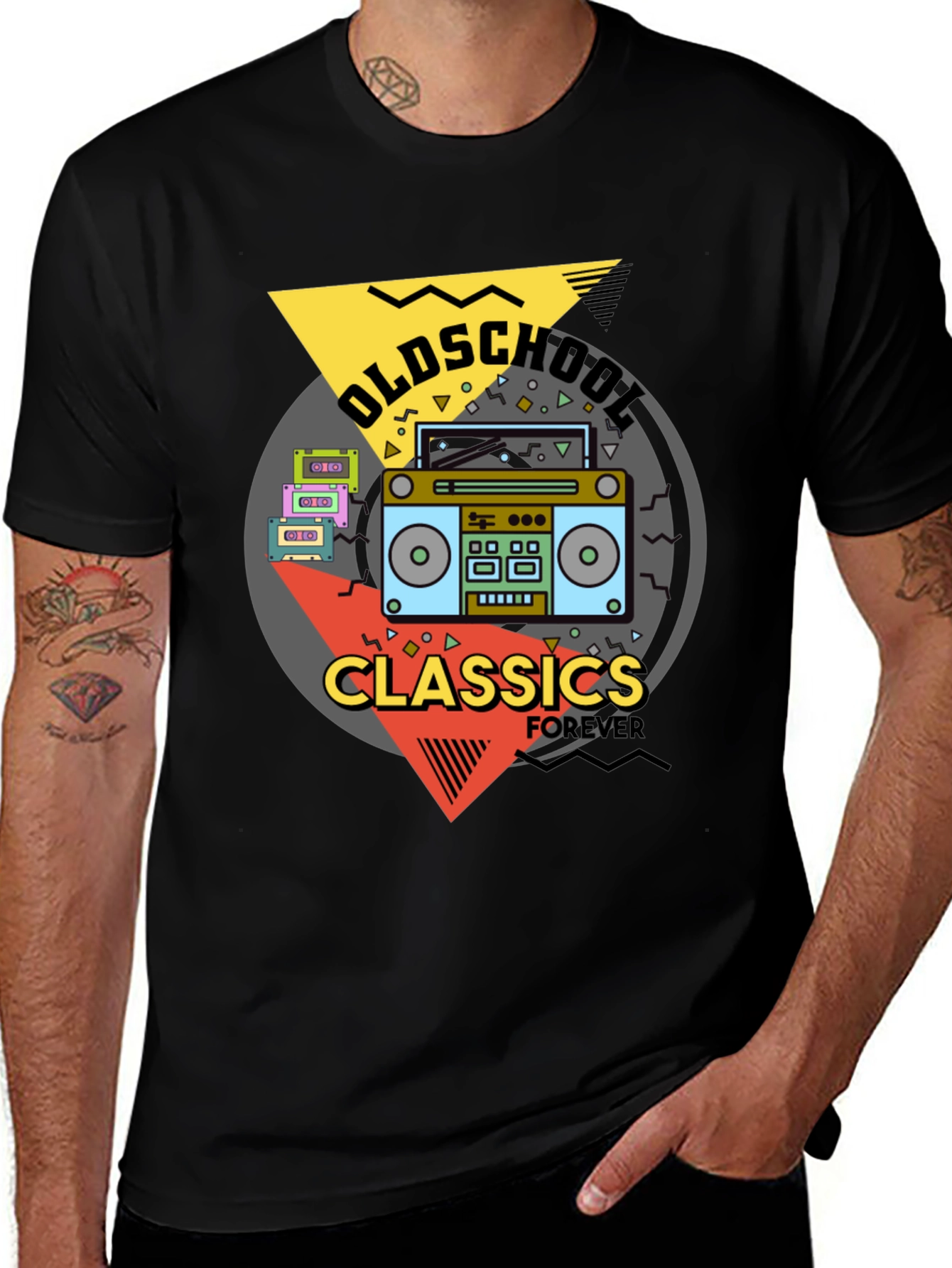Variant 29 of Retro Oldschool Classics Graphic Tee