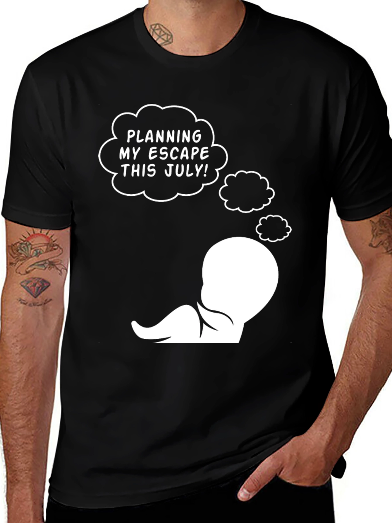 Variant 30 of Escape This July! Novelty Graphic T-Shirt