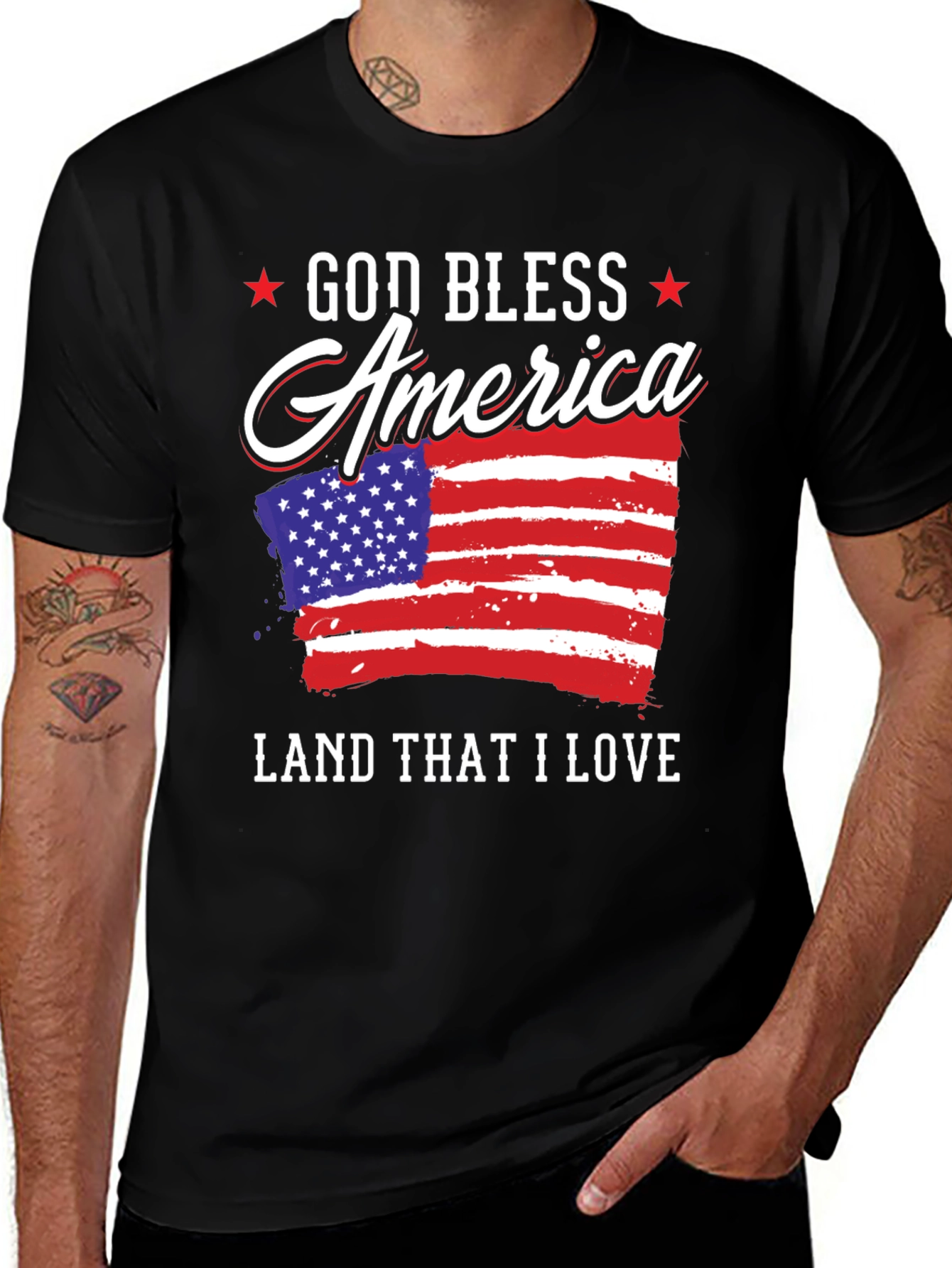 Variant 9 of God Bless America T-Shirt