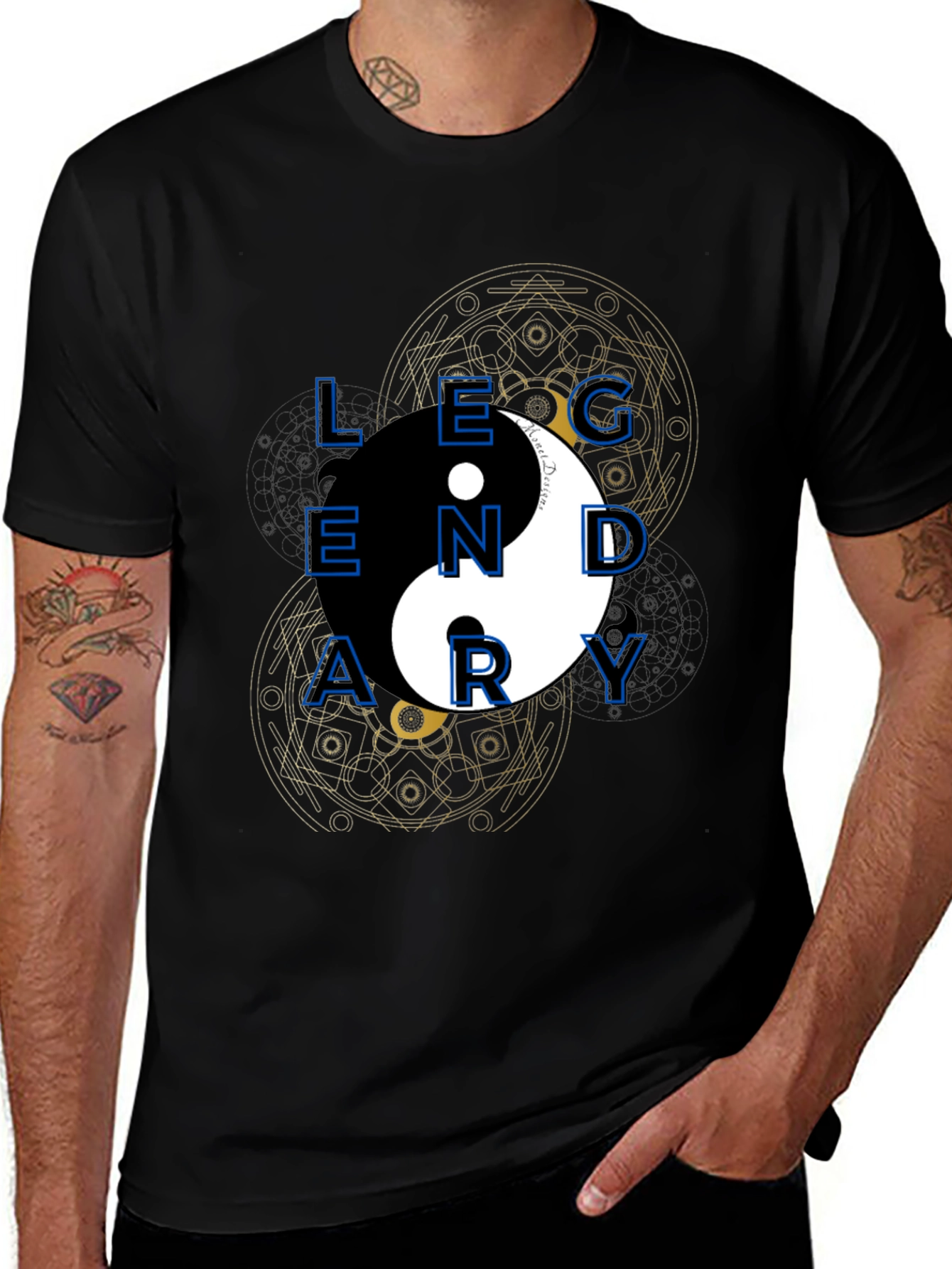 Variant 13 of Yin Yang Legendary Graphic T-Shirt