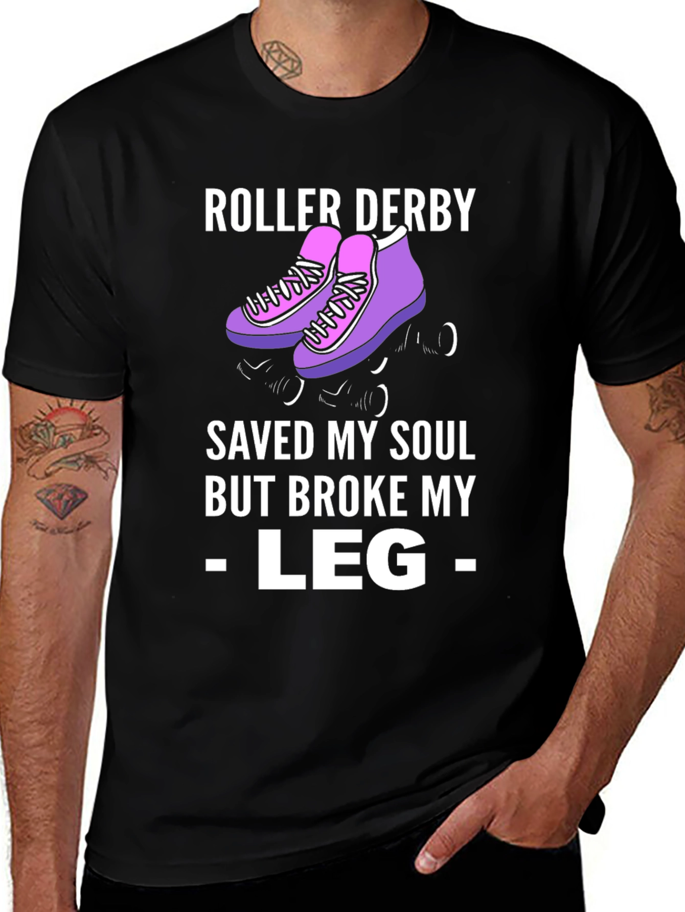 Variant 18 of Roller Derby Saved My Soul T-Shirt