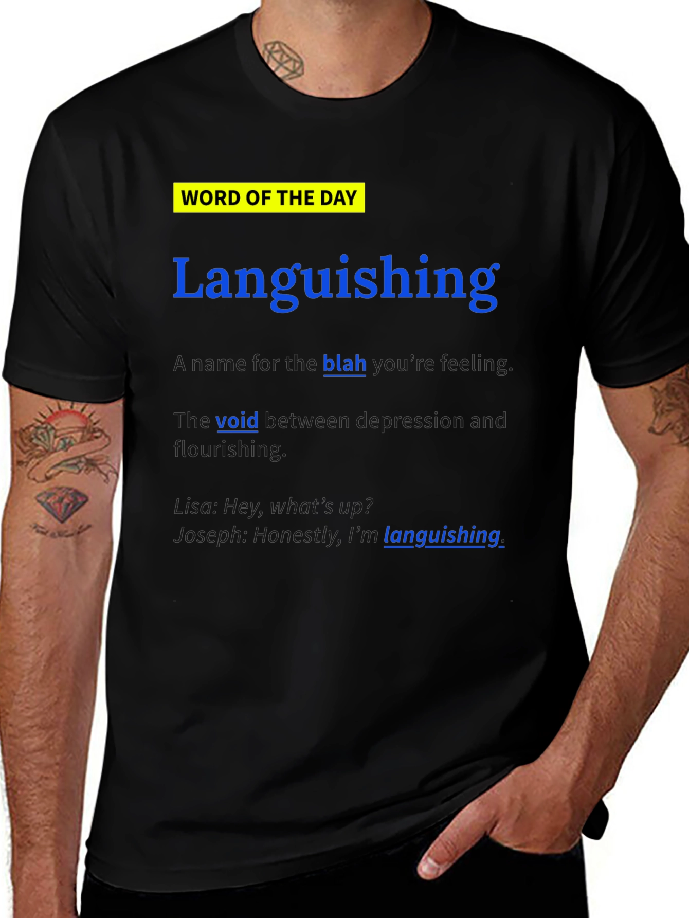 Variant 2 of Languishing Word of the Day T-Shirt