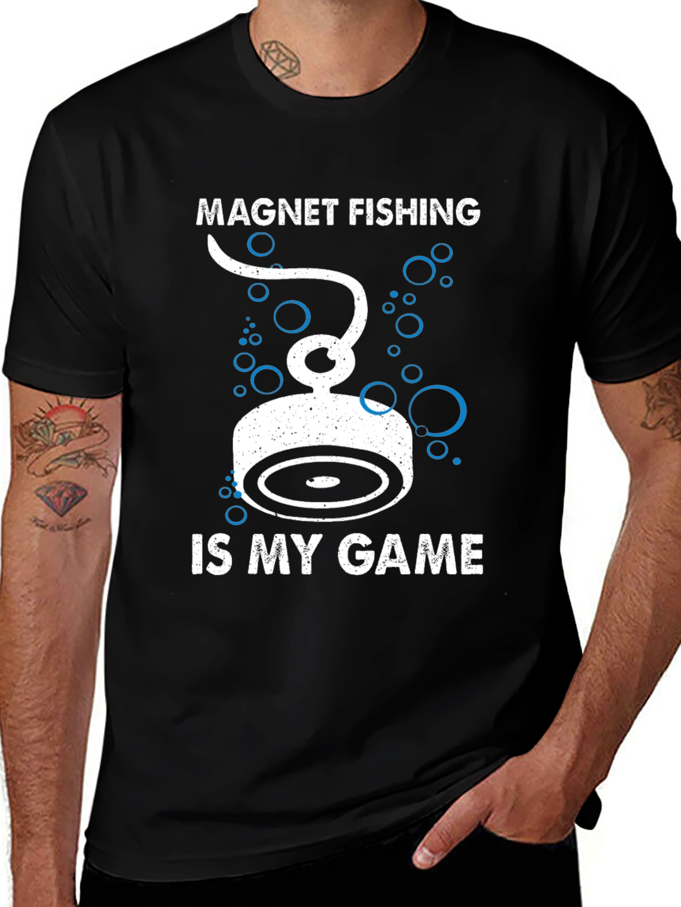 Variant 3 of Magnet Fishing T-Shirt - "Is My Game"