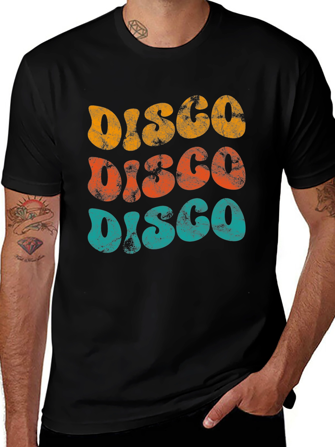 Variant 16 of Retro Disco T-Shirt - Groovy 70s Style