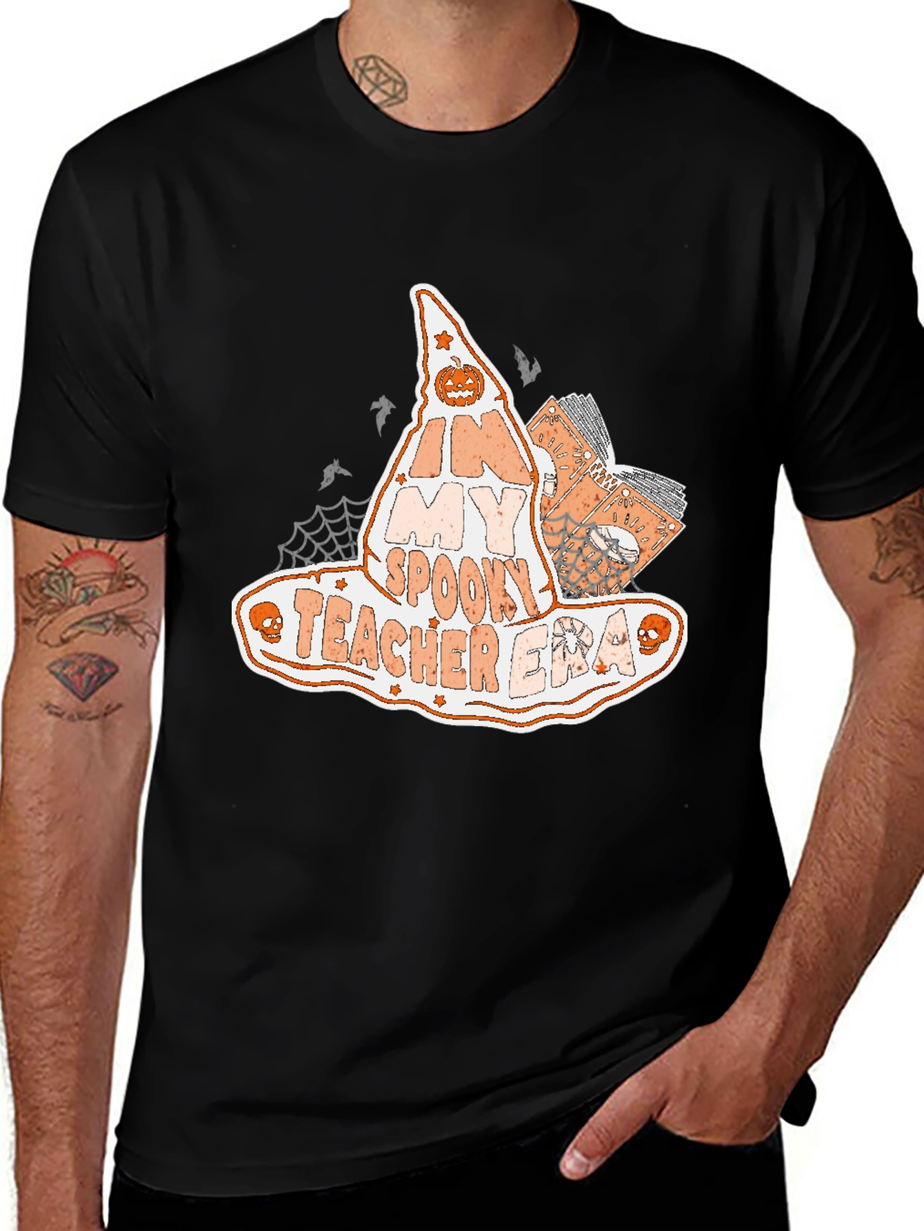 Variant 20 of Spooky Teacher Era Halloween T-Shirt