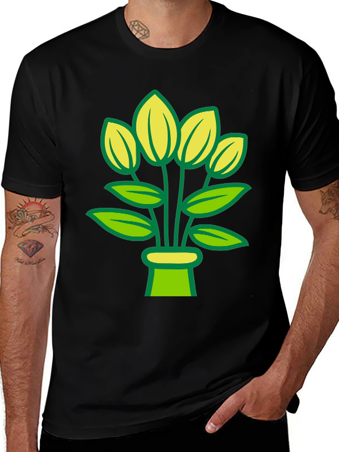 Variant 30 of Green Plant Graphic Tee