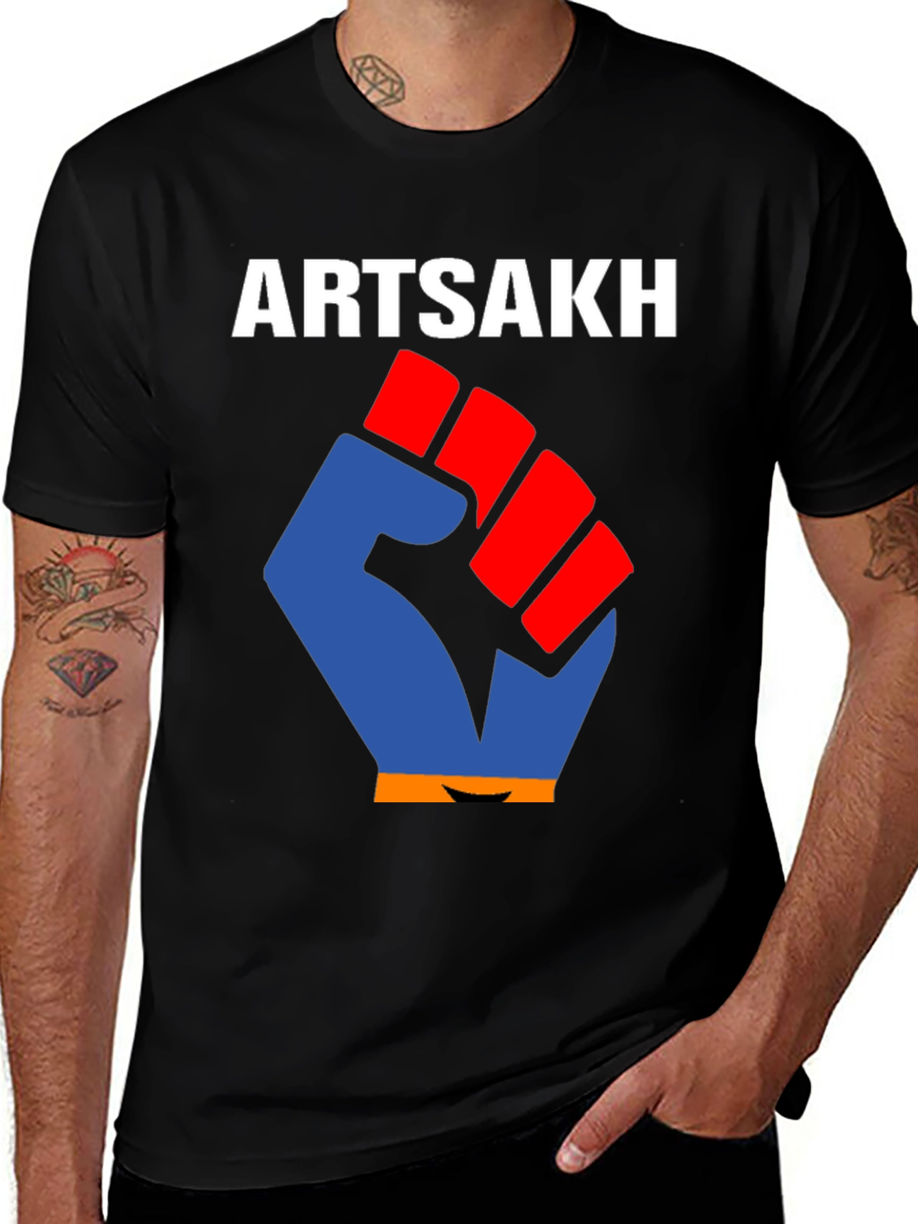 Artsakh Fist T-Shirt - Strong & Patriotic