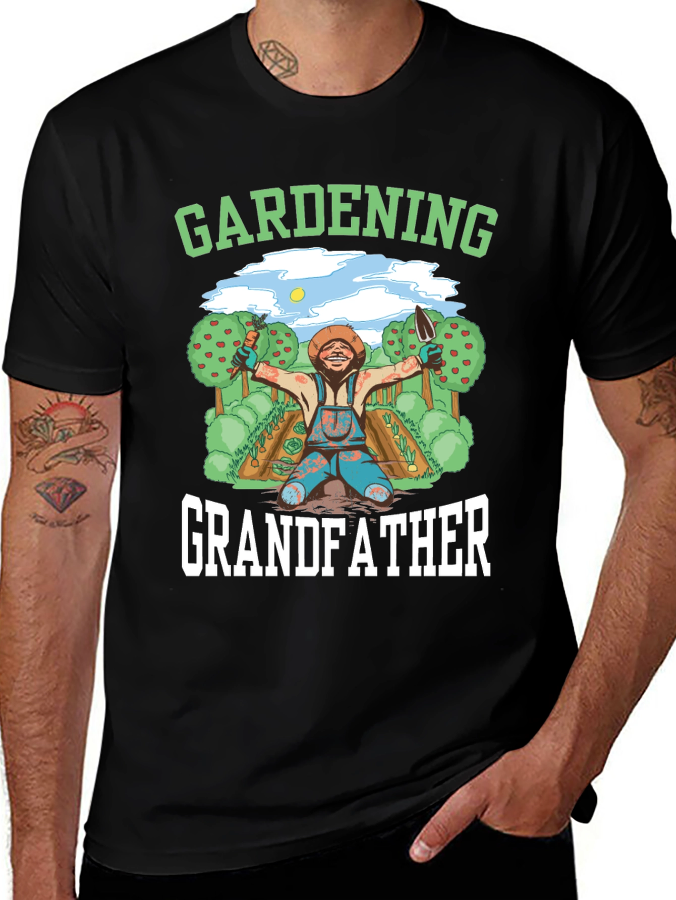 Variant 10 of Gardening Grandfather T-Shirt