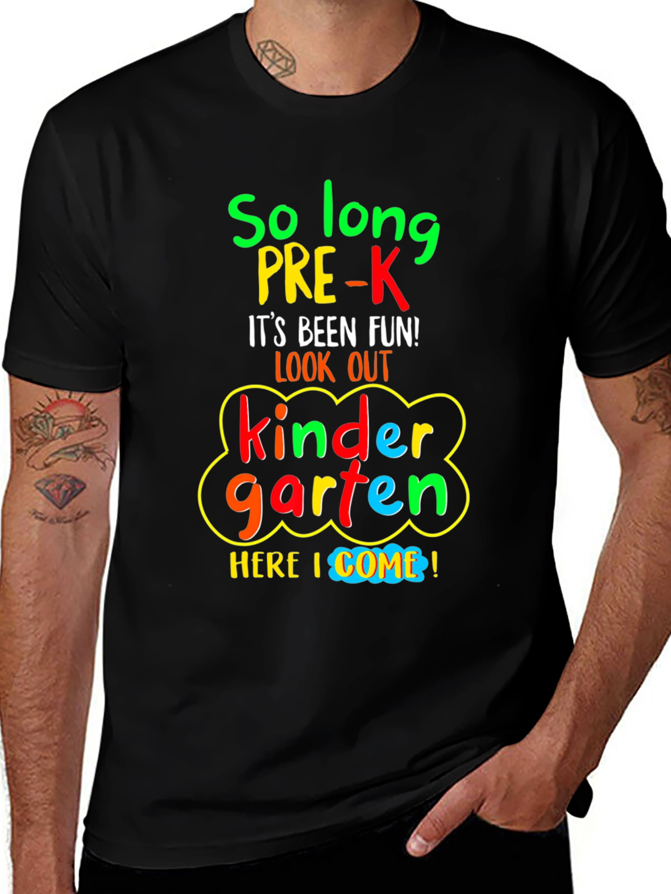 Variant 5 of So Long Pre-K, Hello Kindergarten T-Shirt