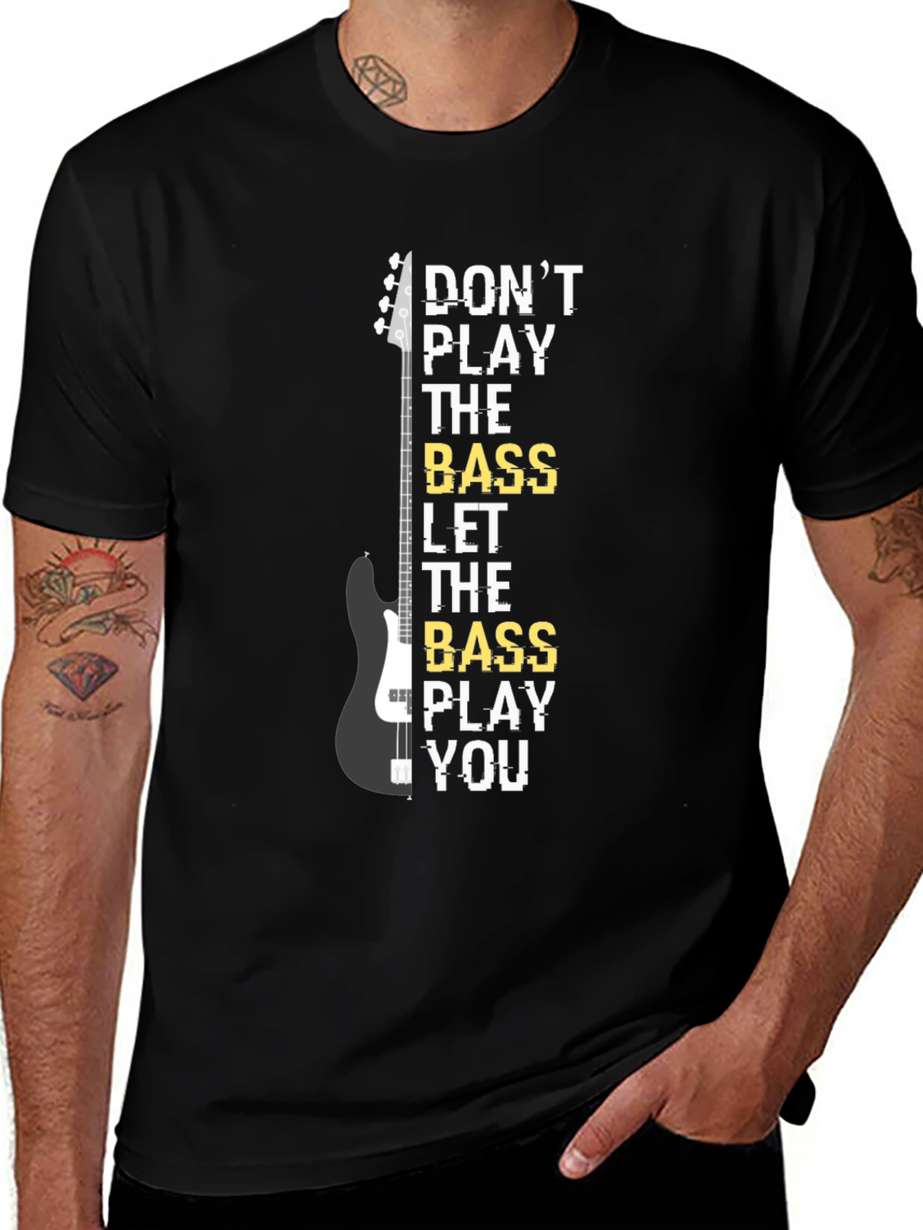 Variant 17 of Don't Play the Bass T-Shirt